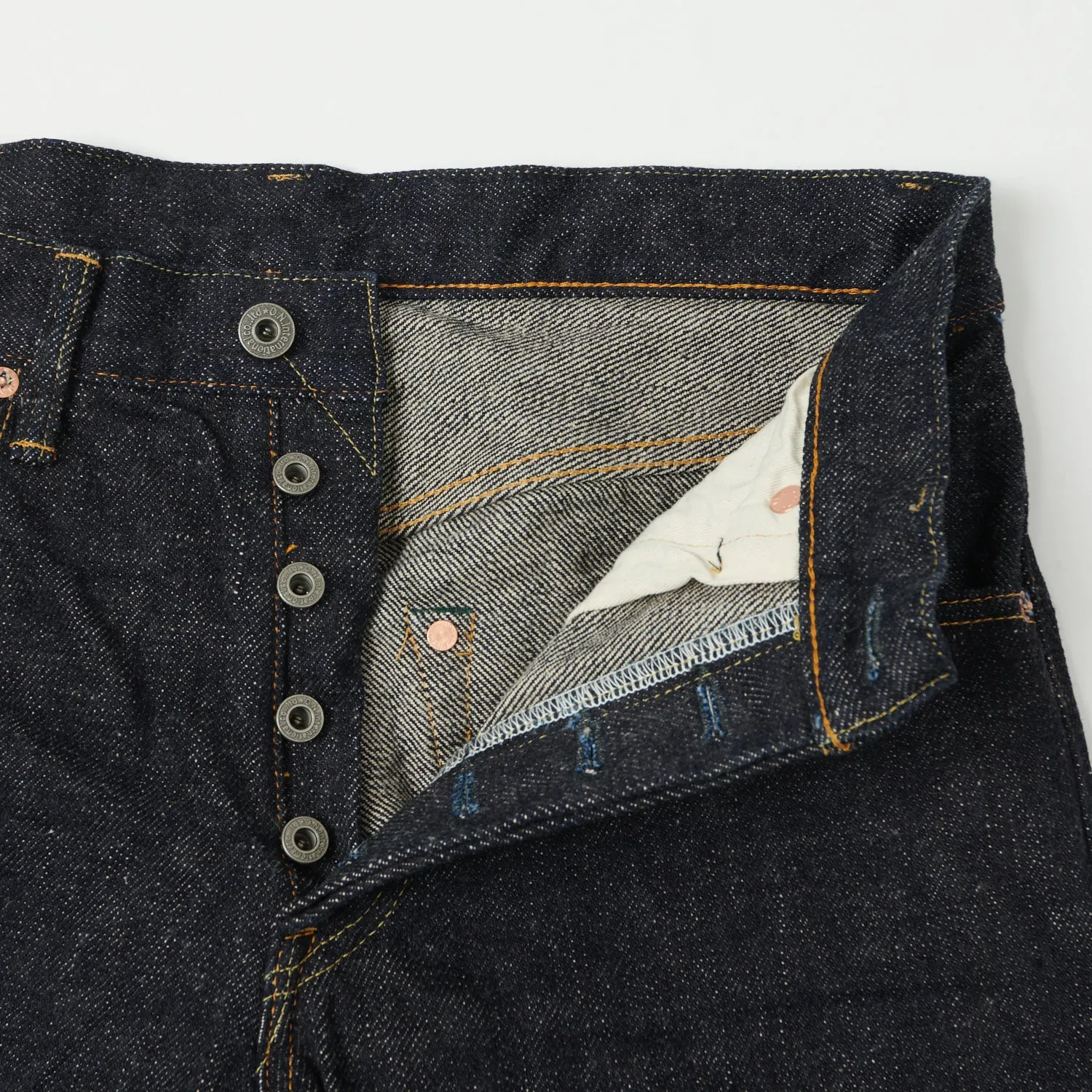 ONI Denim 902-DIZR 20oz 'Dark Indigo Secret Denim' Regular Tapered Jean - One Wash sold by Son of a Stag product image thumbnail 4