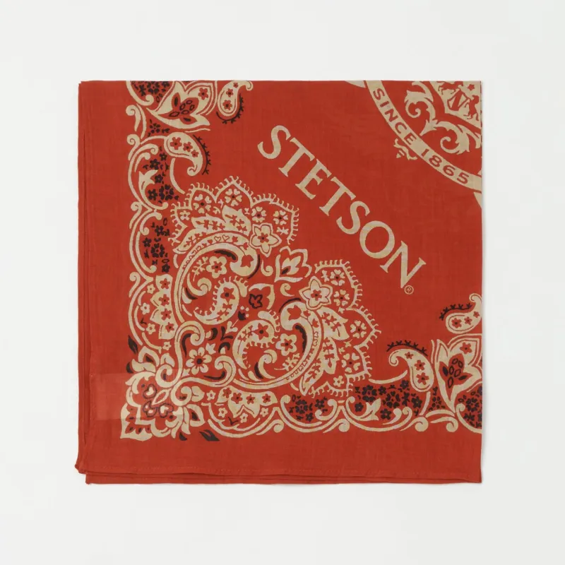 Stetson Cotton Bandana - Red sold by Son of a Stag