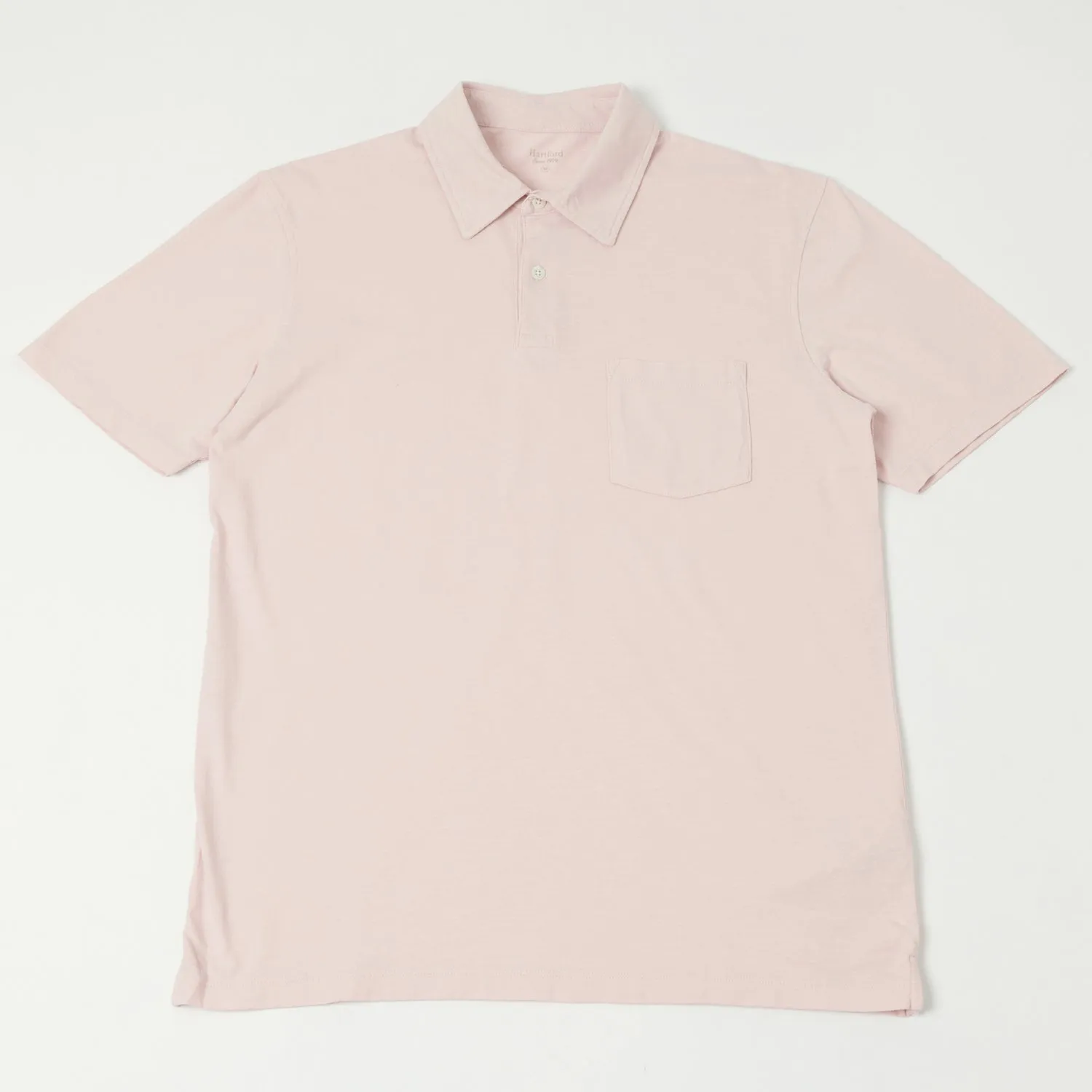 Hartford Slub Jersey Polo Shirt - Faded Pink sold by Son of a Stag