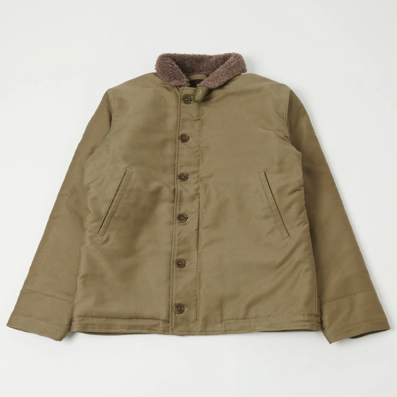 Warehouse & Co 2181 N-1 U.S. Navy Deck Jacket - Khaki sold by Son of a Stag