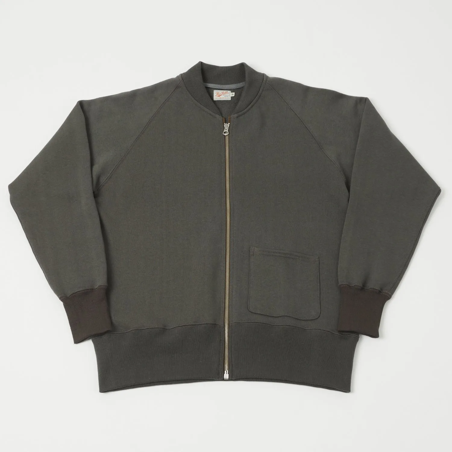 TOYS McCOY 'McHill' C-2 Zip Sweatshirt - Faded Black sold by Son of a Stag