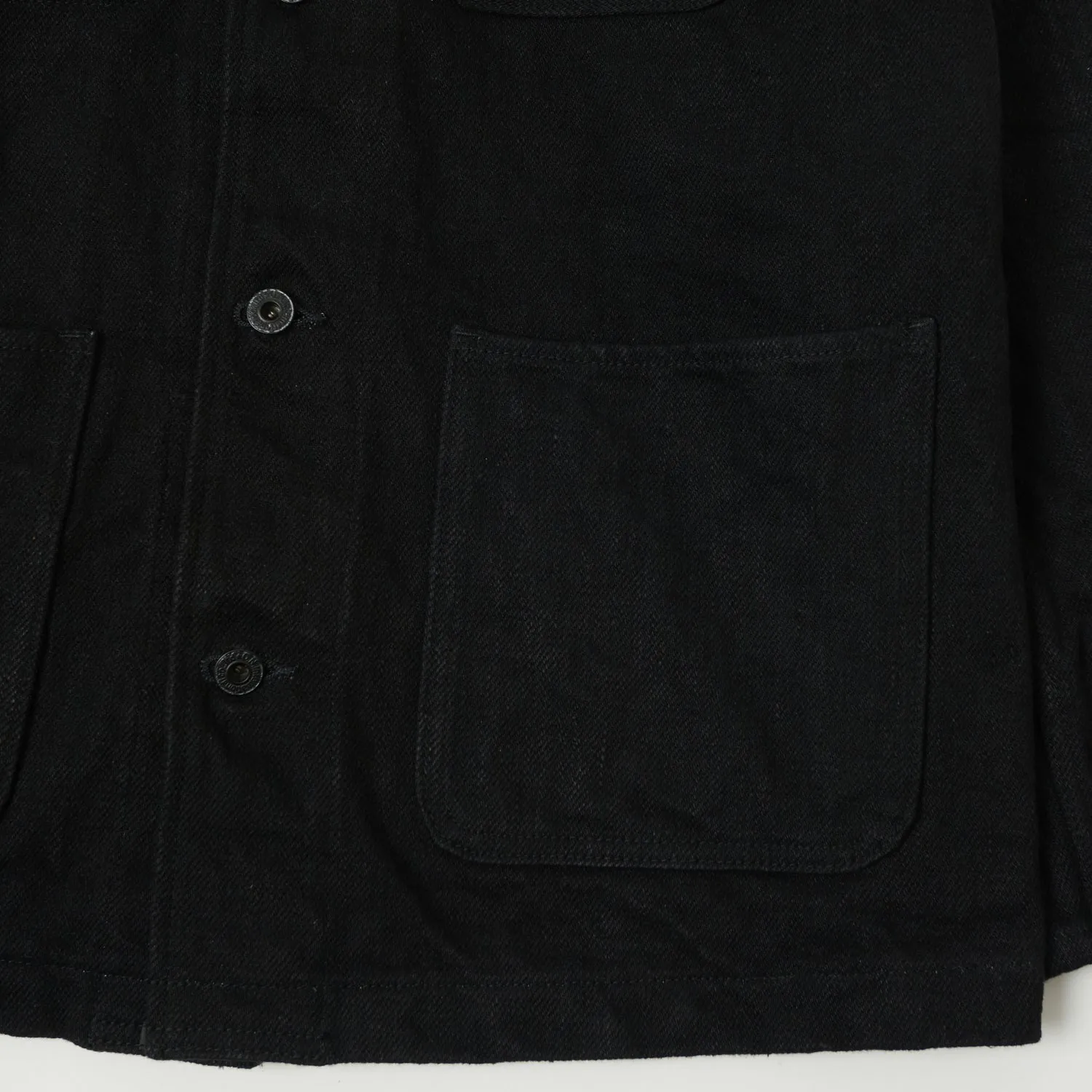 ONI Denim 03502ZR-BKBK 'Secret Denim' Coverall Jacket - Rinsed - Black sold by Son of a Stag product image thumbnail 5