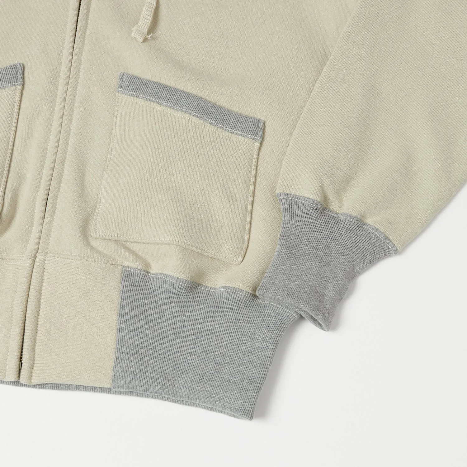 TOYS McCOY 'McHill' Zip Through Hoodie - Sand sold by Son of a Stag product image thumbnail 3