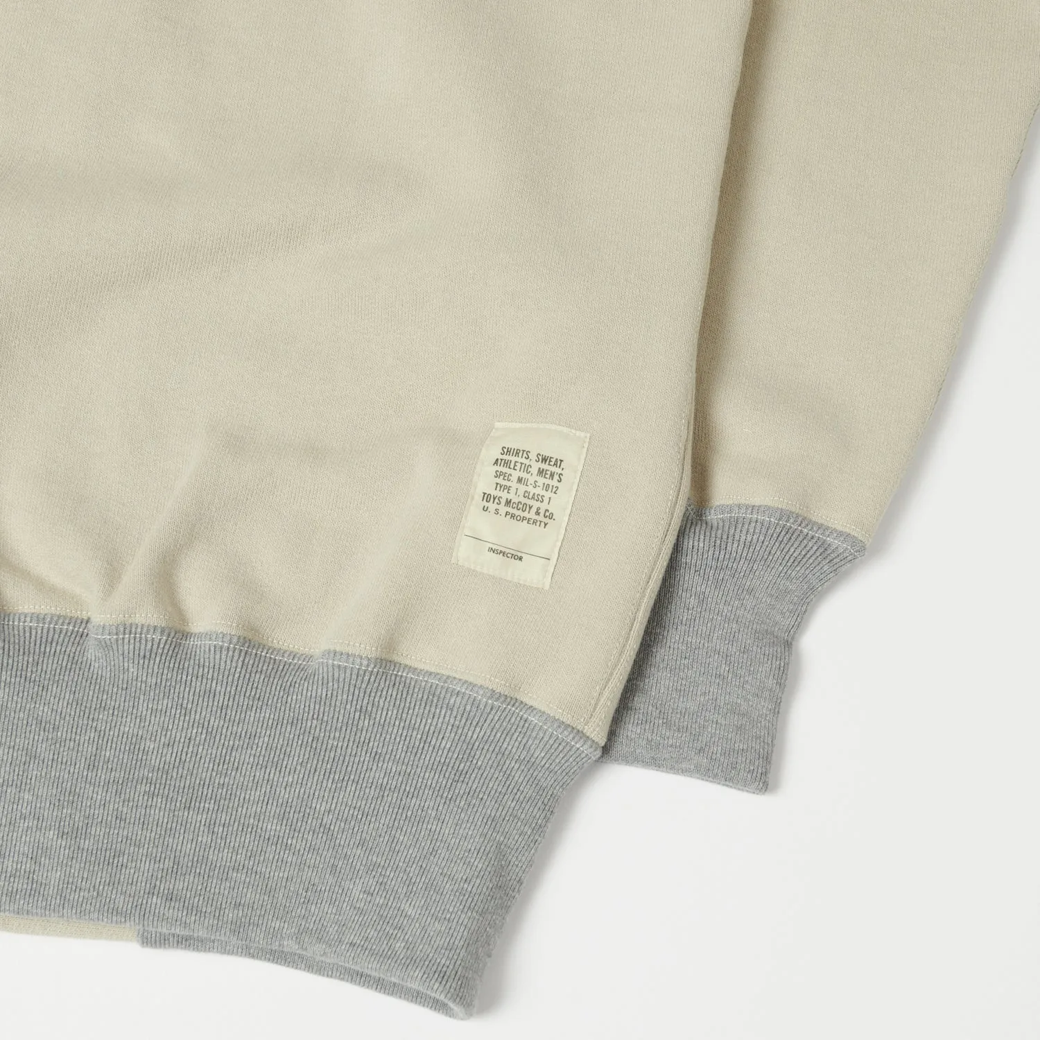 TOYS McCOY 'McHill' Zip Through Hoodie - Sand sold by Son of a Stag product image thumbnail 4