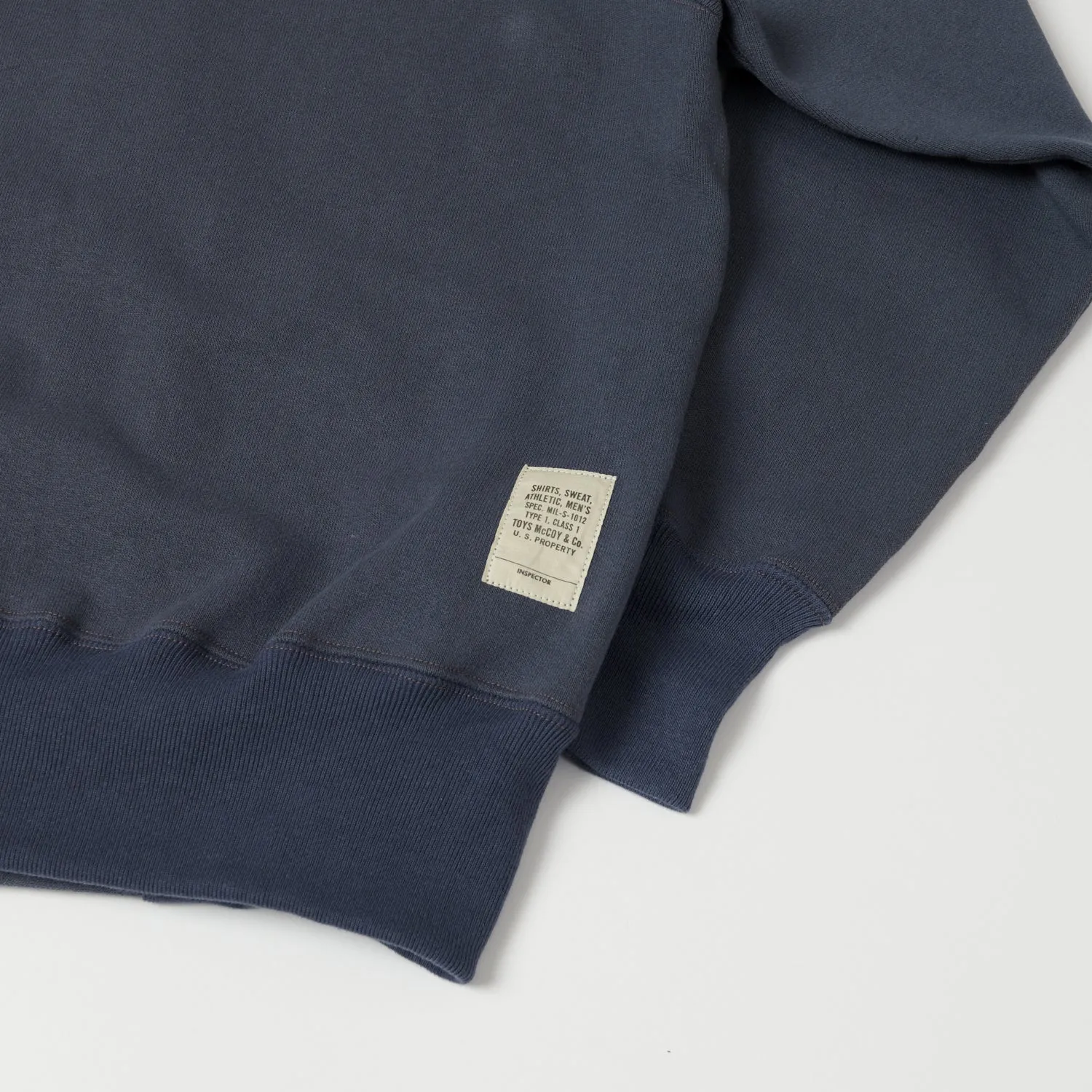 TOYS McCOY U.S.A.F Print Zip Through Hoodie - Navy Grey sold by Son of a Stag product image thumbnail 5