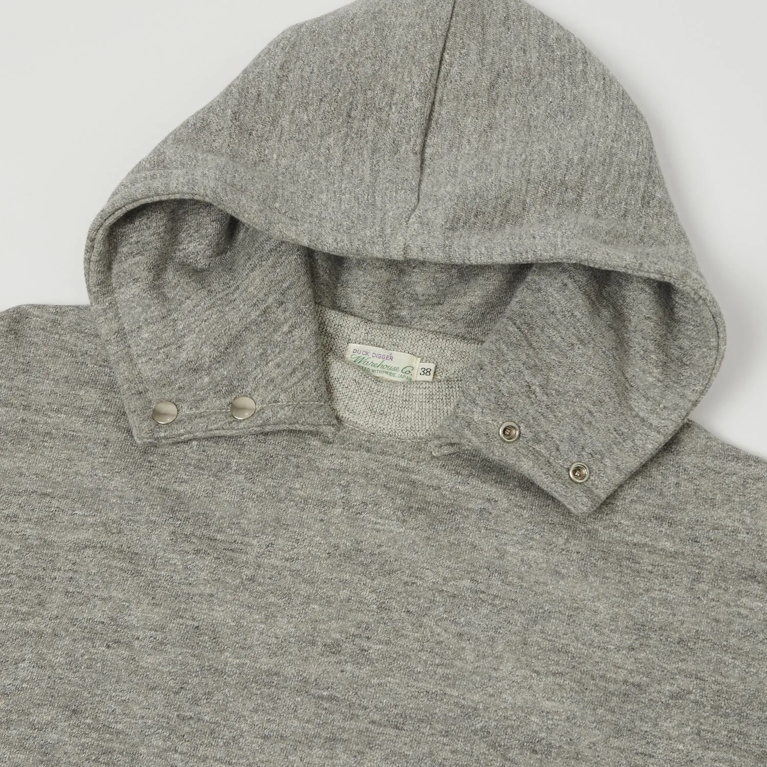 Warehouse & Co 469 Hooded Sweatshirt - Heather Grey sold by Son of a Stag product image thumbnail 2