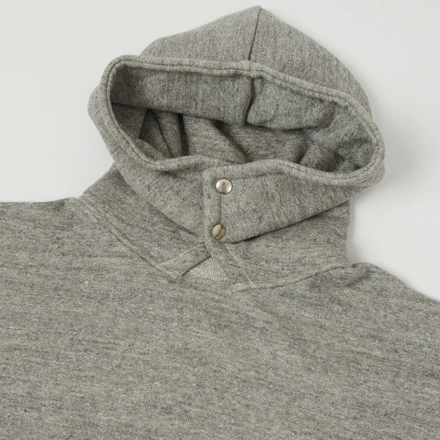 Warehouse & Co 469 Hooded Sweatshirt - Heather Grey sold by Son of a Stag product image thumbnail 5