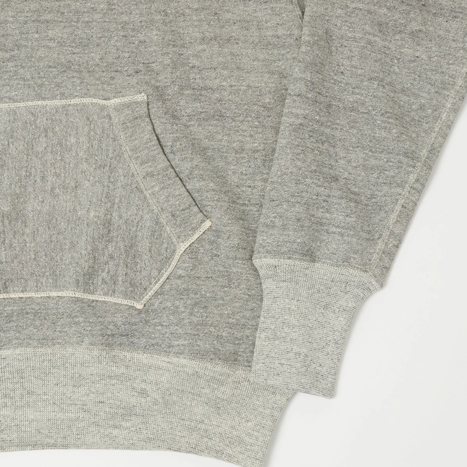 Warehouse & Co 469 Hooded Sweatshirt - Heather Grey sold by Son of a Stag product image thumbnail 4