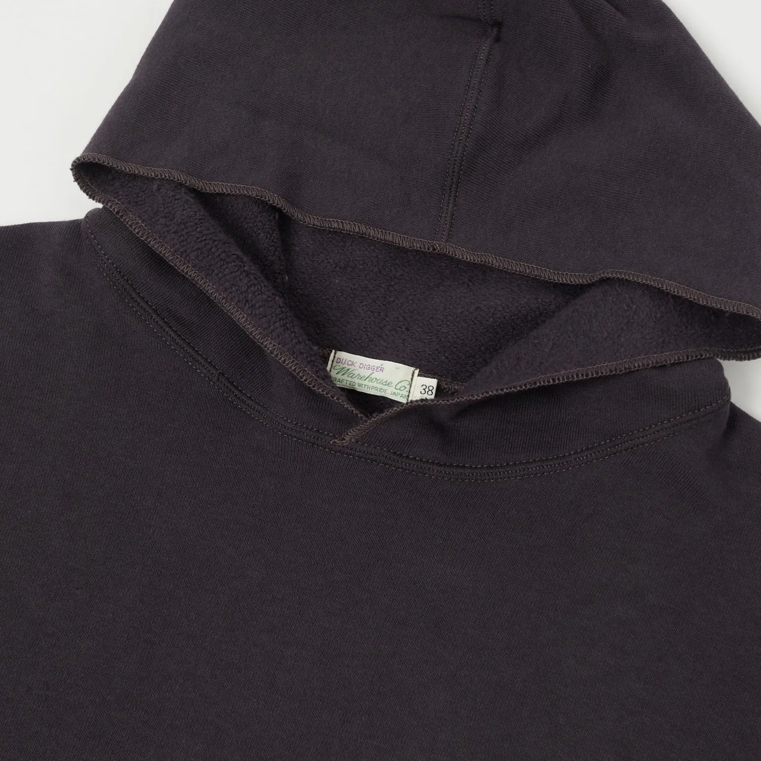 Warehouse & Co 453 Two Pocket Hooded Sweatshirt - Dark Navy sold by Son of a Stag product image thumbnail 2