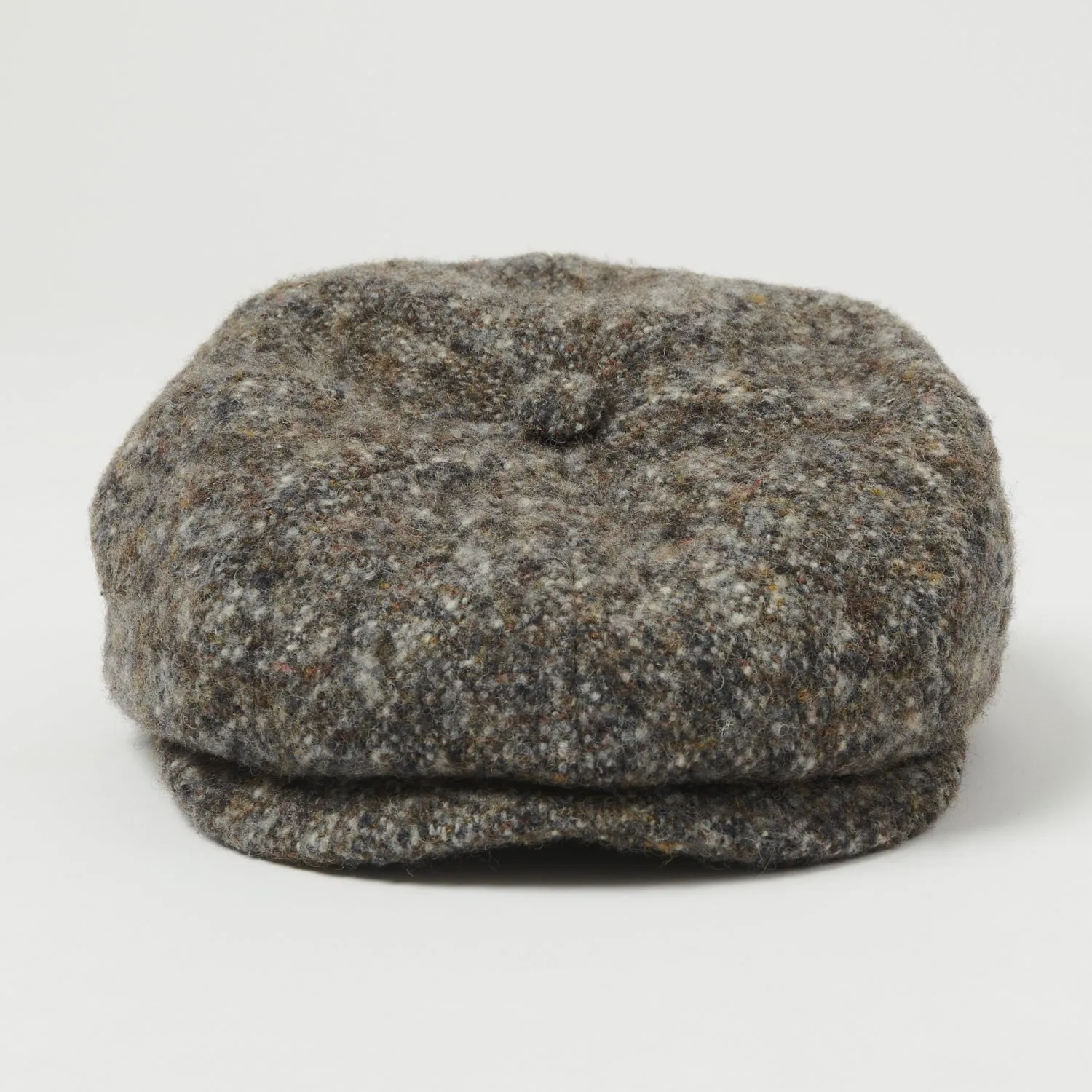 Stetson Hatteras Donegal Tweed Flat Cap - Charcoal Melange sold by Son of a Stag product image thumbnail 2