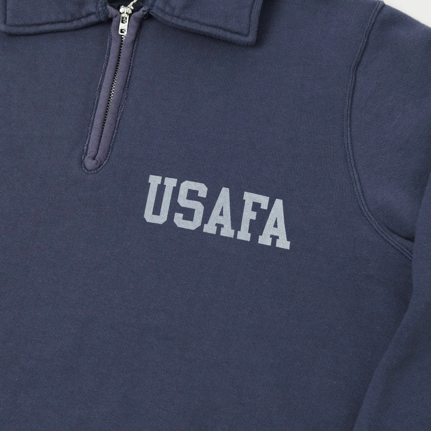 Buzz Rickson's U.S. Air Force Academy Half Zip Sweatshirt - Navy sold by Son of a Stag product image thumbnail 5