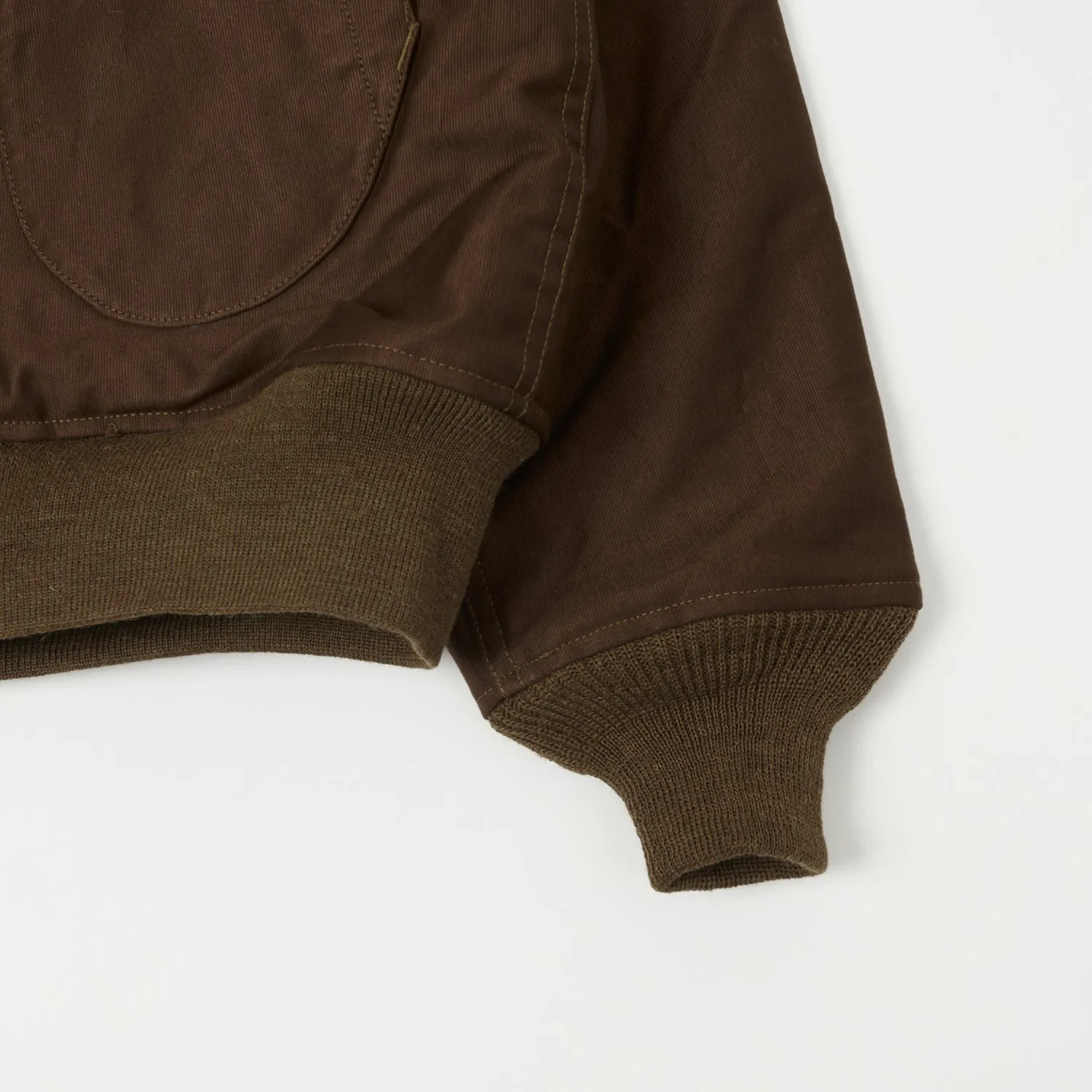 Buzz Rickson's U.S. Navy Zip Through Deck Jacket - Brown sold by Son of a Stag product image thumbnail 4