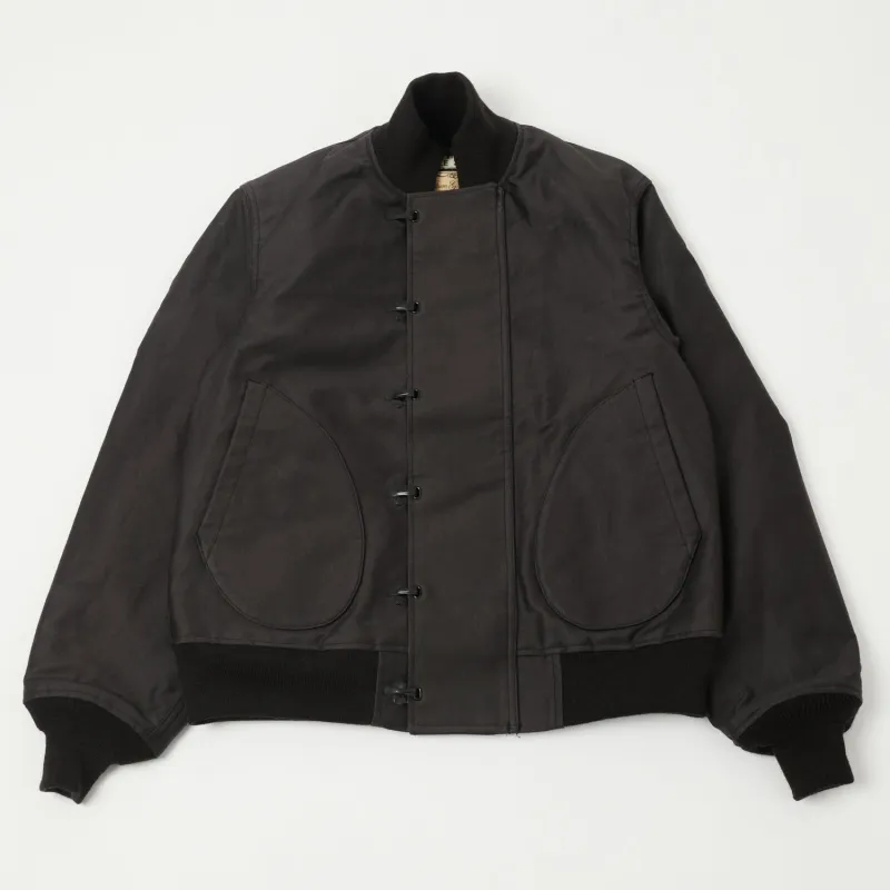 Buzz Rickson's x William Gibson U.S. Navy Hook Deck Jacket - Black sold by Son of a Stag