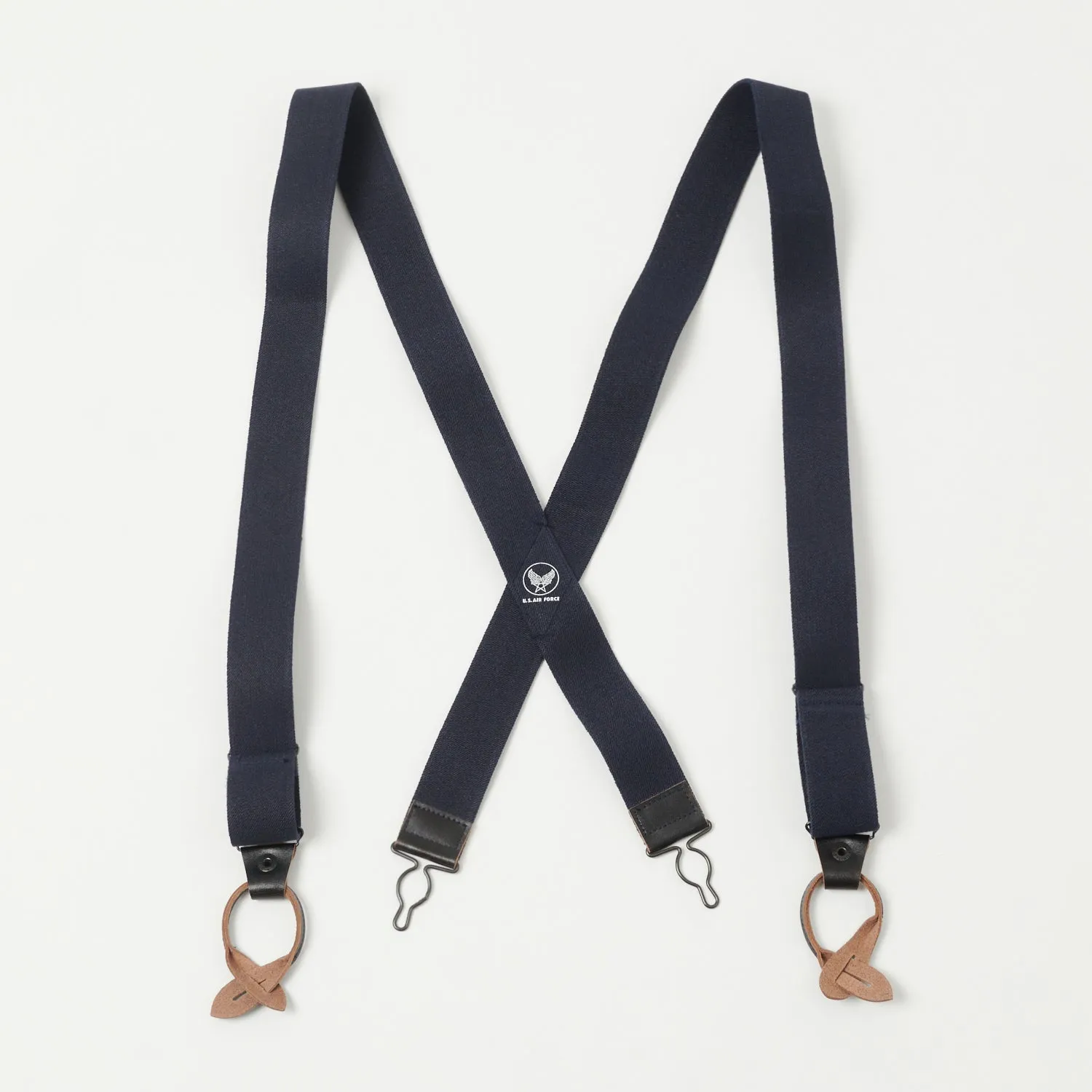 Buzz Rickson's A-11 Trouser Suspenders - Navy sold by Son of a Stag