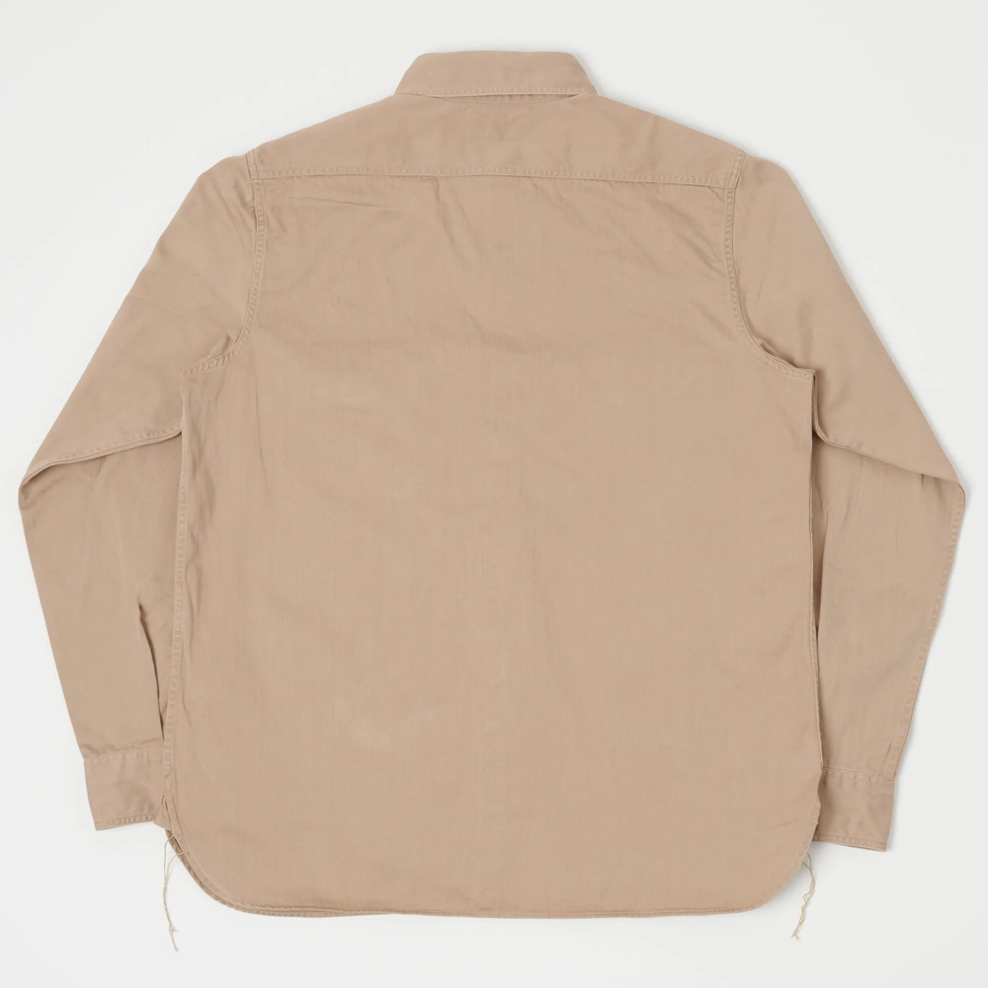 Buzz Rickson's Herringbone Work Shirt - Beige sold by Son of a Stag product image thumbnail 3