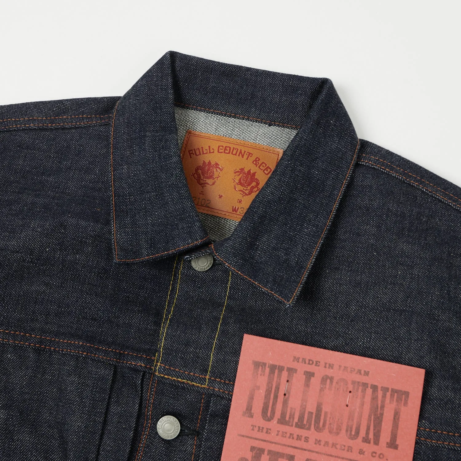 FULLCOUNT 2102 13.7oz Type II Denim Jacket - Raw sold by Son of a Stag product image thumbnail 2