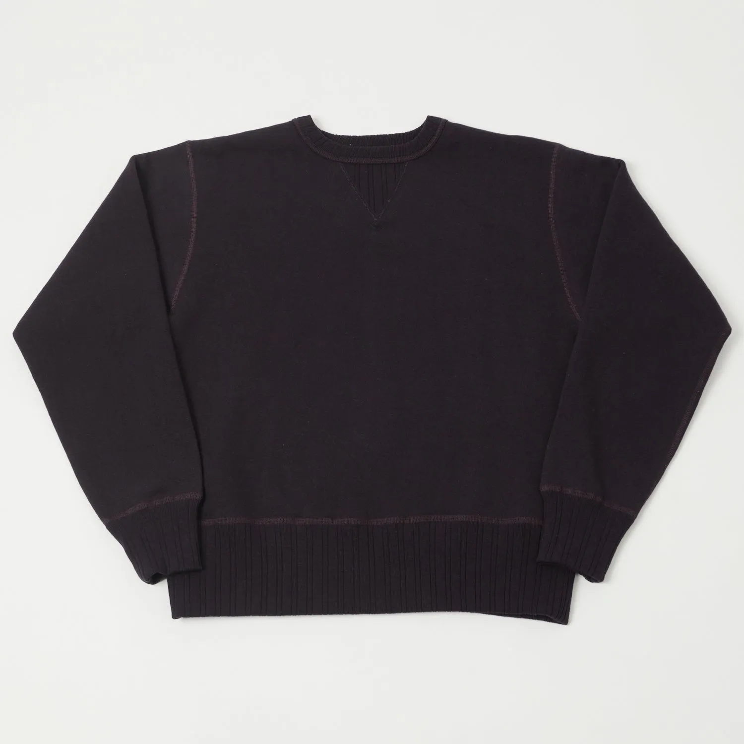 FULLCOUNT 3741 'Mother Cotton' Sweatshirt - Navy sold by Son of a Stag