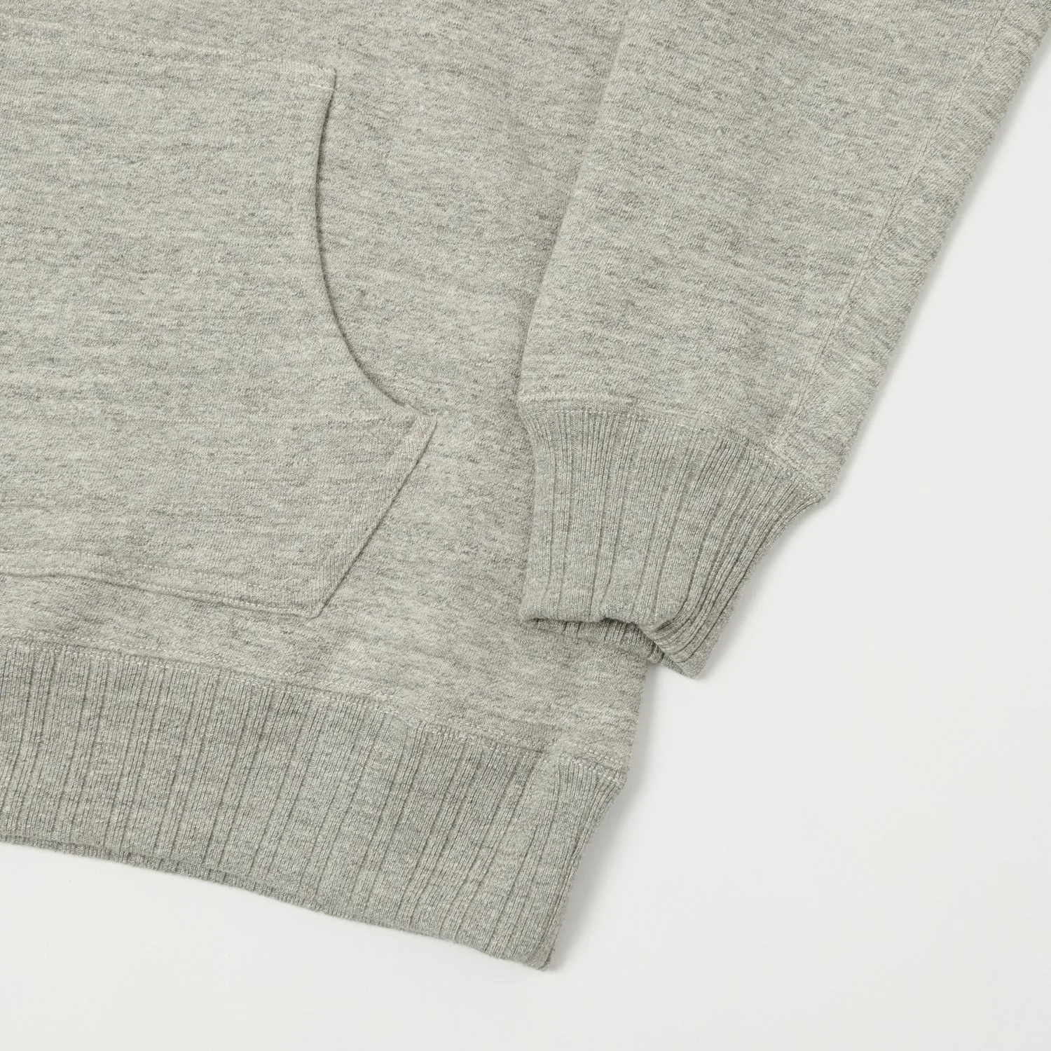 FULLCOUNT 3745 'Mother Cotton' Hoodie - Heather Grey sold by Son of a Stag product image thumbnail 3
