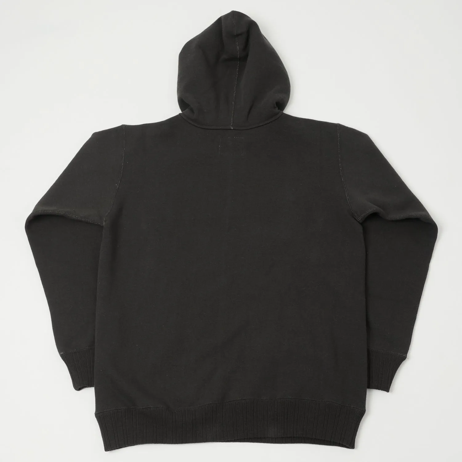 FULLCOUNT 3745 'Mother Cotton' Hoodie - Ink Black sold by Son of a Stag product image thumbnail 4