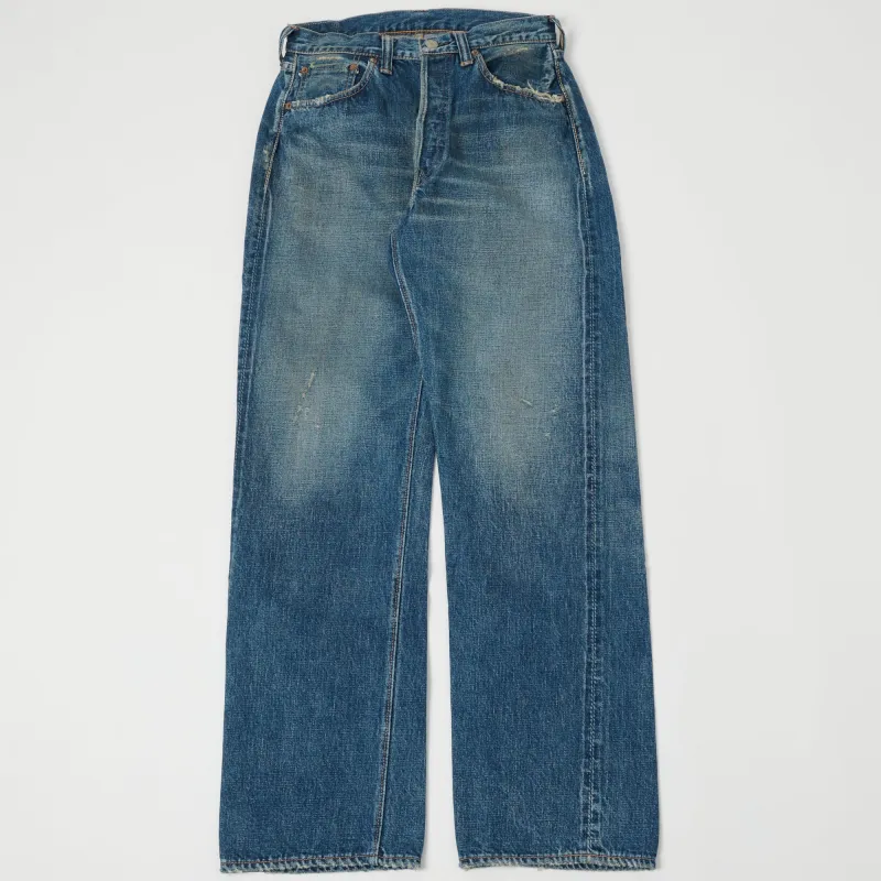 FULLCOUNT 0105 13.7oz Wide Straight Jean - 'Dartford' Wash sold by Son of a Stag