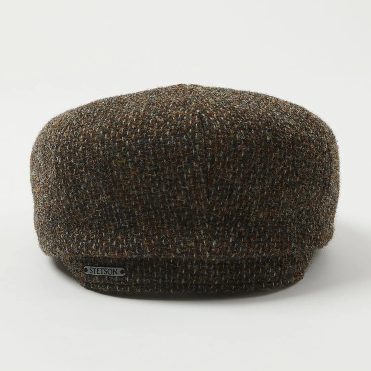 Stetson Hatteras Wool Flat Cap - Brown Melange sold by Son of a Stag product image thumbnail 3