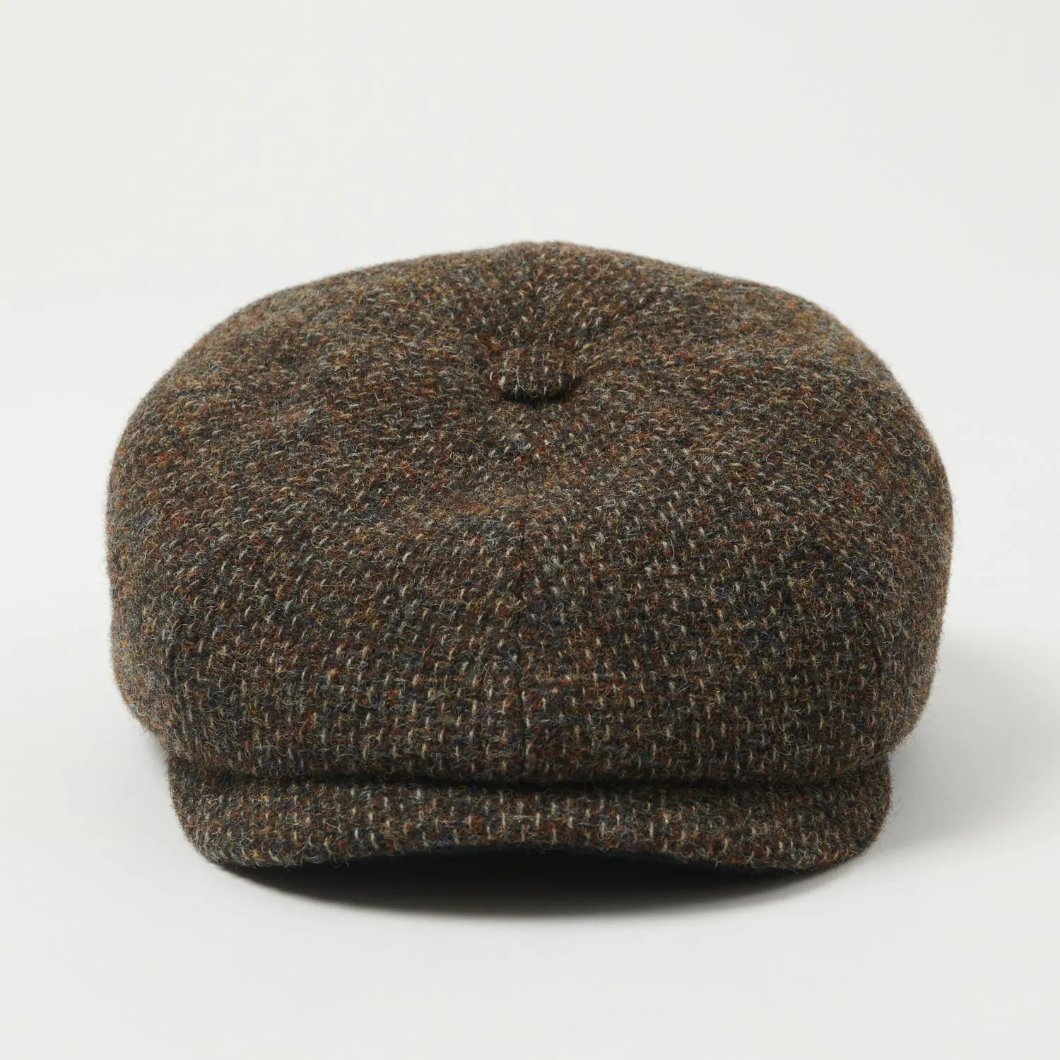 Stetson Hatteras Wool Flat Cap - Brown Melange sold by Son of a Stag product image thumbnail 2