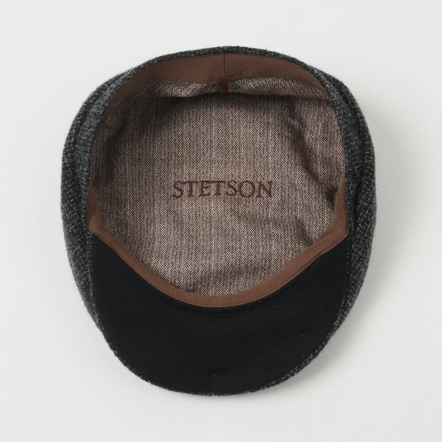Stetson Hatteras Wool Flat Cap - Blue Melange sold by Son of a Stag product image thumbnail 4