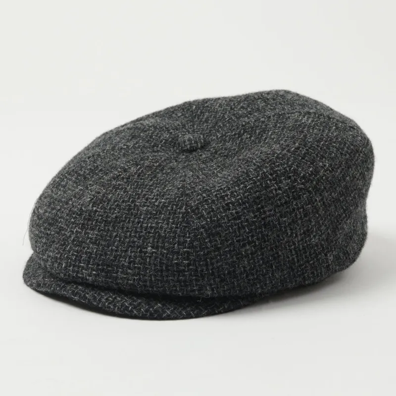 Stetson Hatteras Wool Flat Cap - Blue Melange sold by Son of a Stag