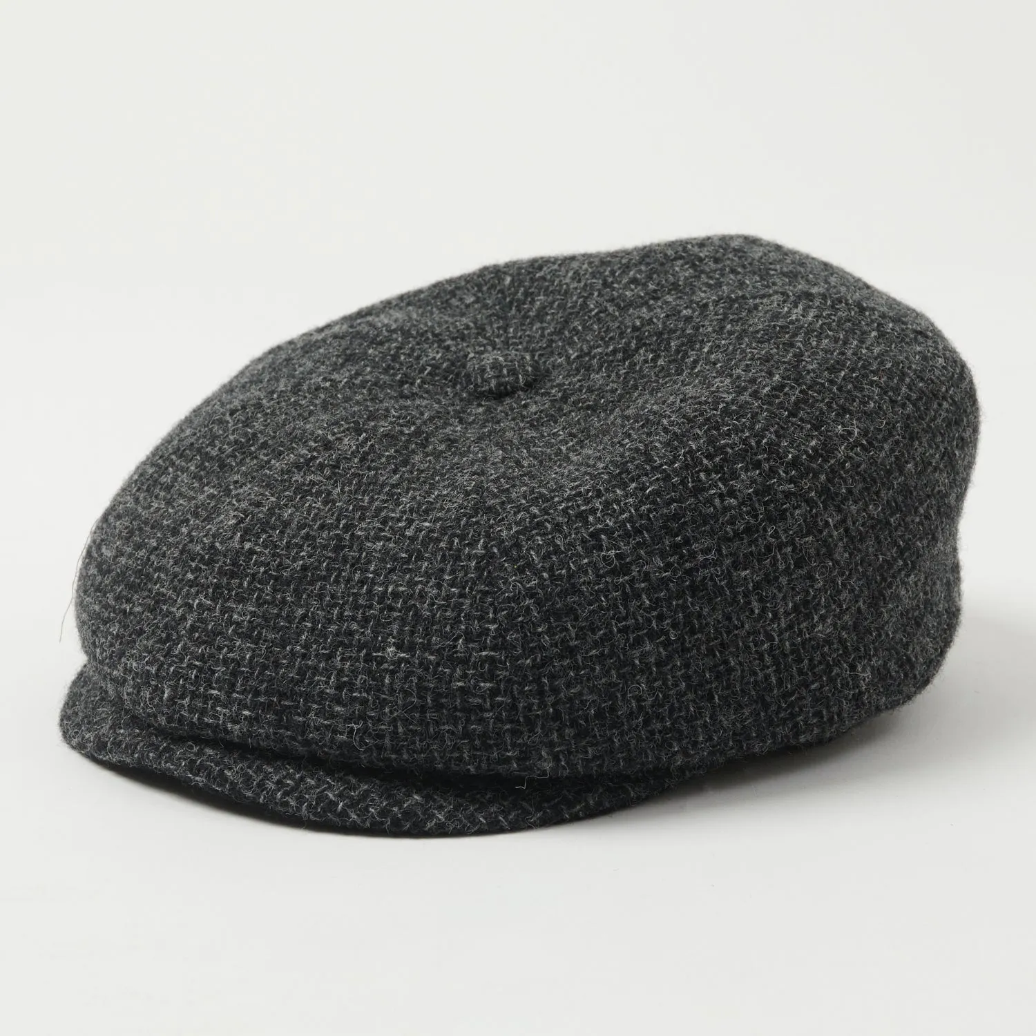 Stetson Hatteras Wool Flat Cap - Blue Melange sold by Son of a Stag