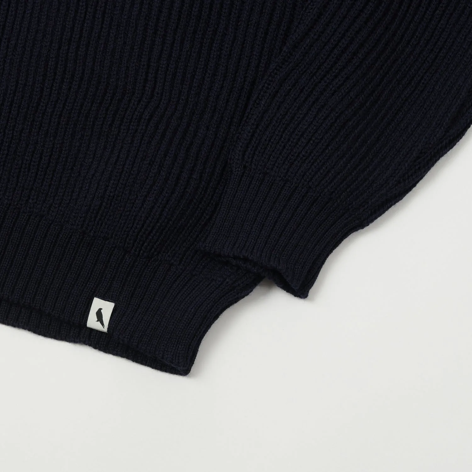 Peregrine Foxton Quarter Zip Jumper - Navy sold by Son of a Stag product image thumbnail 4