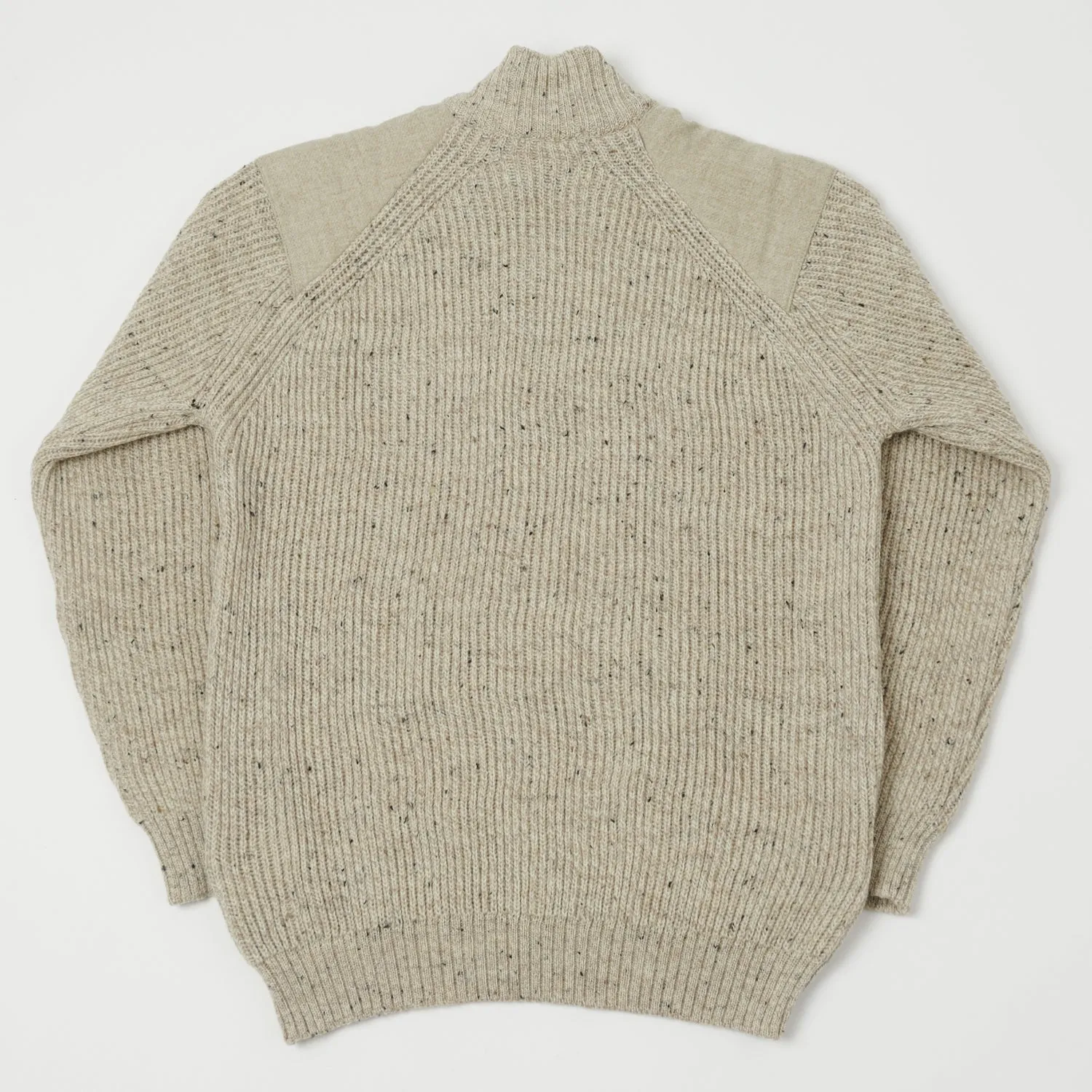 Peregrine Foxton Quarter Zip Jumper - Oatmeal sold by Son of a Stag product image thumbnail 5