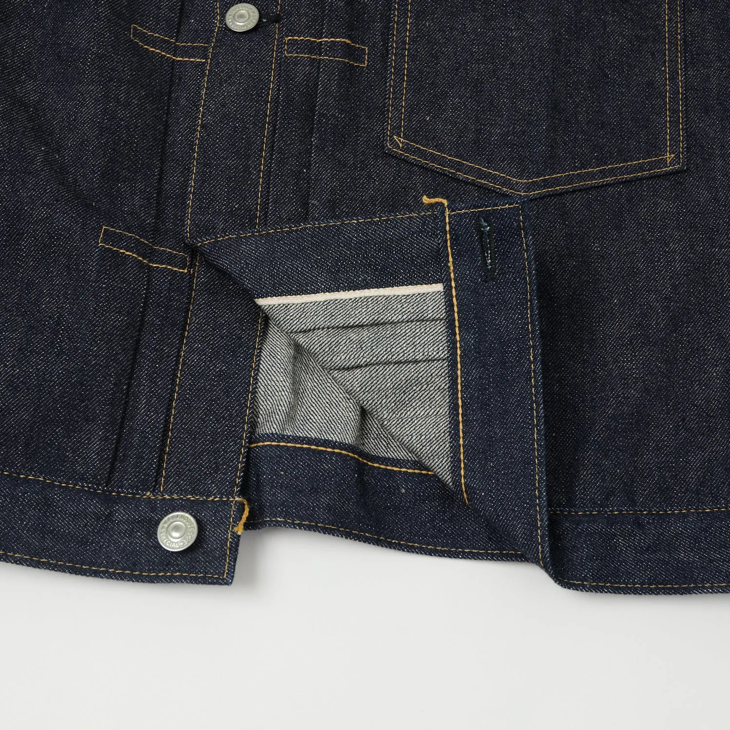 Warehouse & Co 2001XX (2000XX) 1947 Model Type I Denim Jacket - Raw sold by Son of a Stag product image thumbnail 3