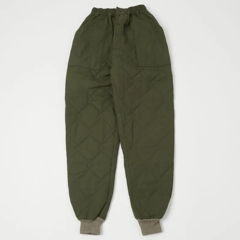 Buzz Rickson's U.S. Army CWU-9P Civilian Model Liner Trouser - Olive sold by Son of a Stag