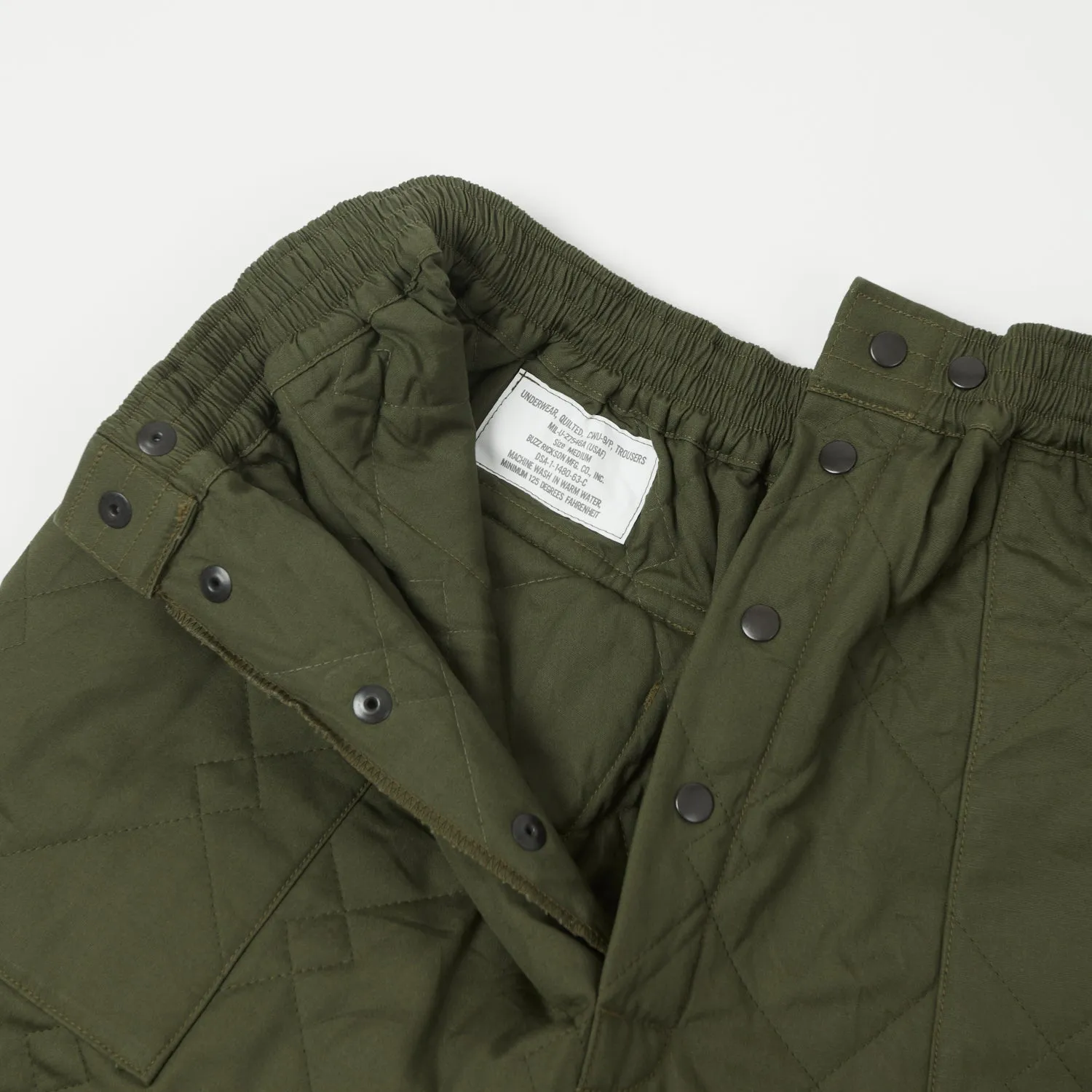 Buzz Rickson's U.S. Army CWU-9P Civilian Model Liner Trouser - Olive sold by Son of a Stag product image thumbnail 4