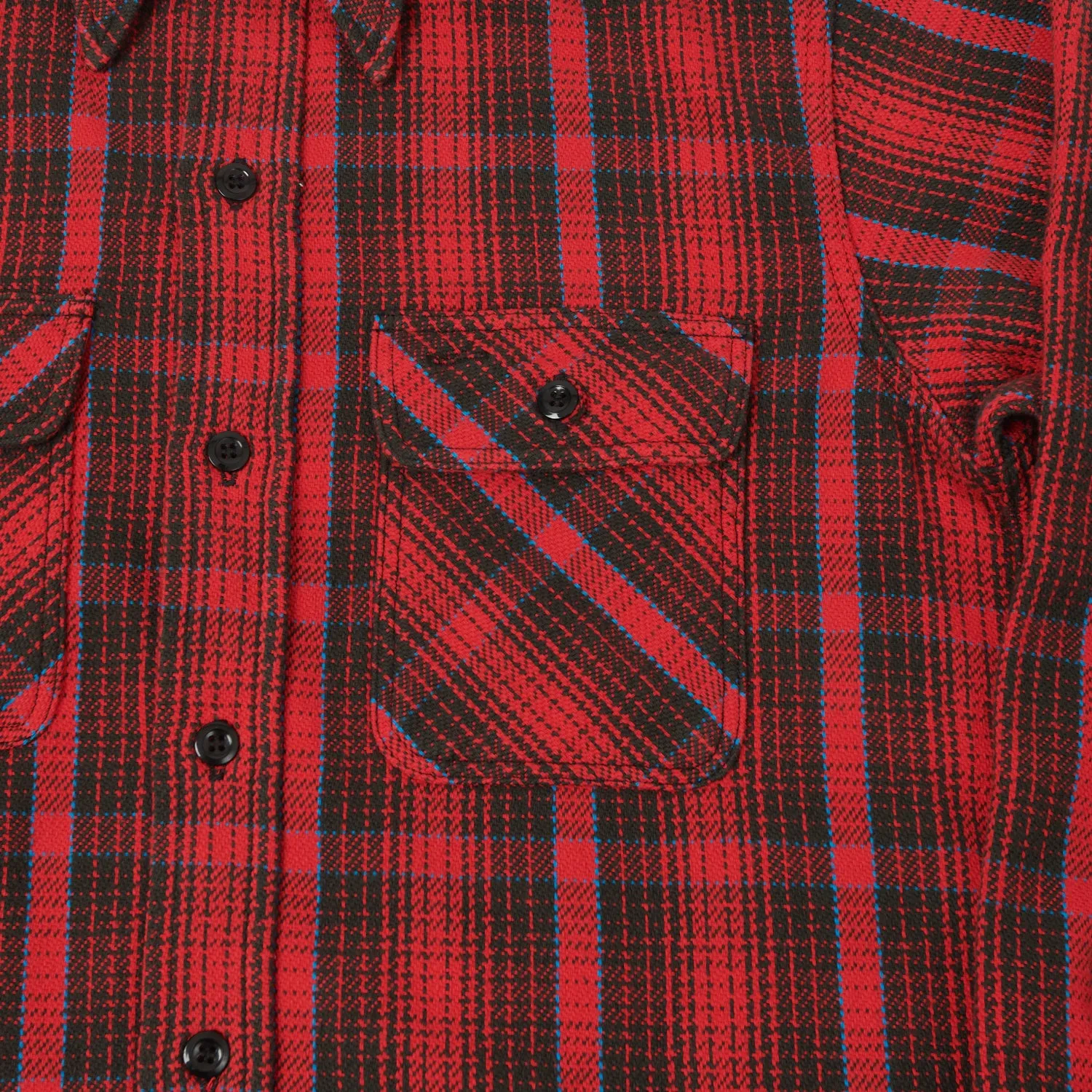 Warehouse & Co 3104 Plaid Flannel Shirt - Red sold by Son of a Stag product image thumbnail 3