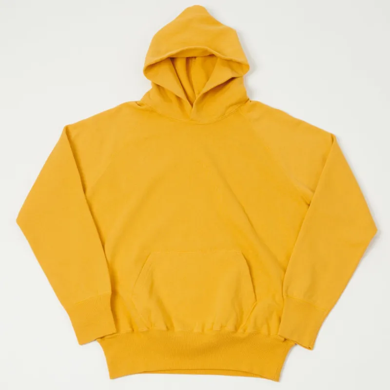 Warehouse & Co 462 Raglan Sleeve Hooded Sweatshirt - Yellow sold by Son of a Stag