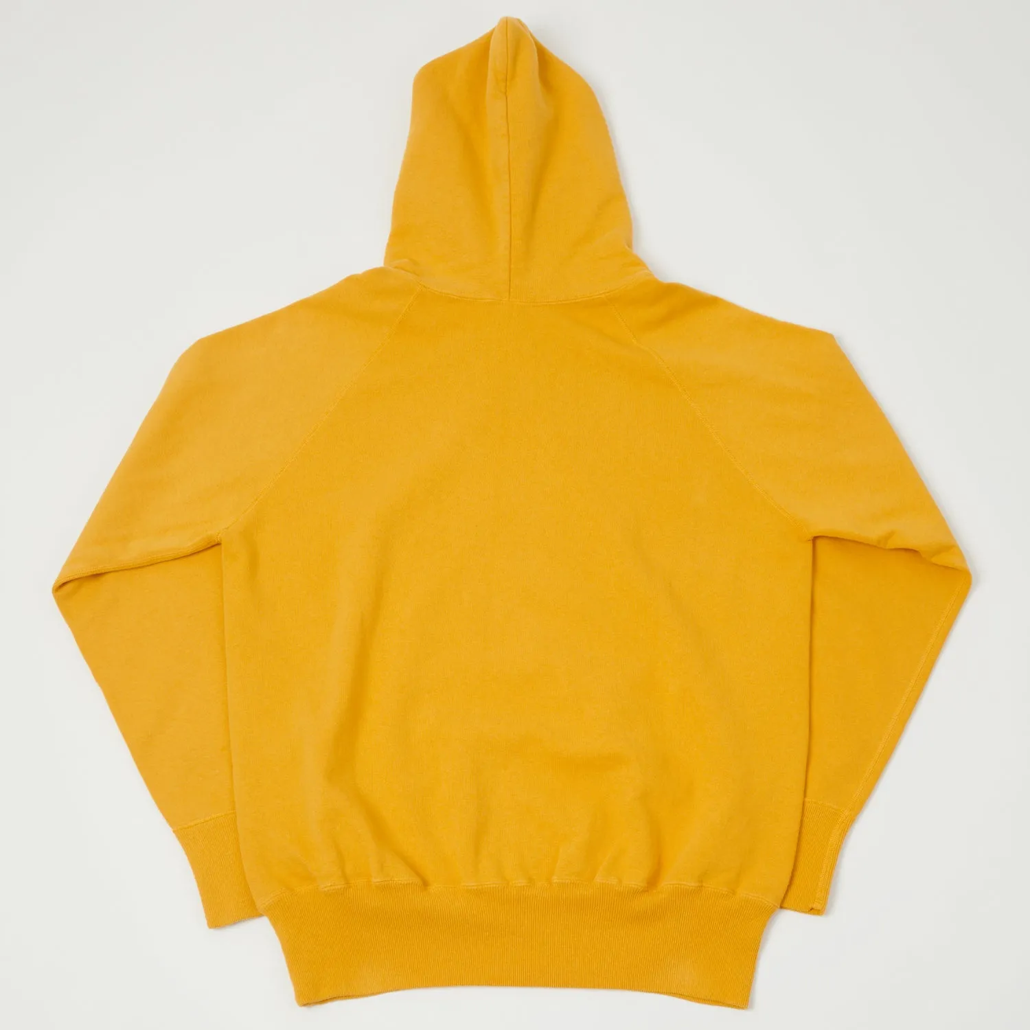 Warehouse & Co 462 Raglan Sleeve Hooded Sweatshirt - Yellow sold by Son of a Stag product image thumbnail 4