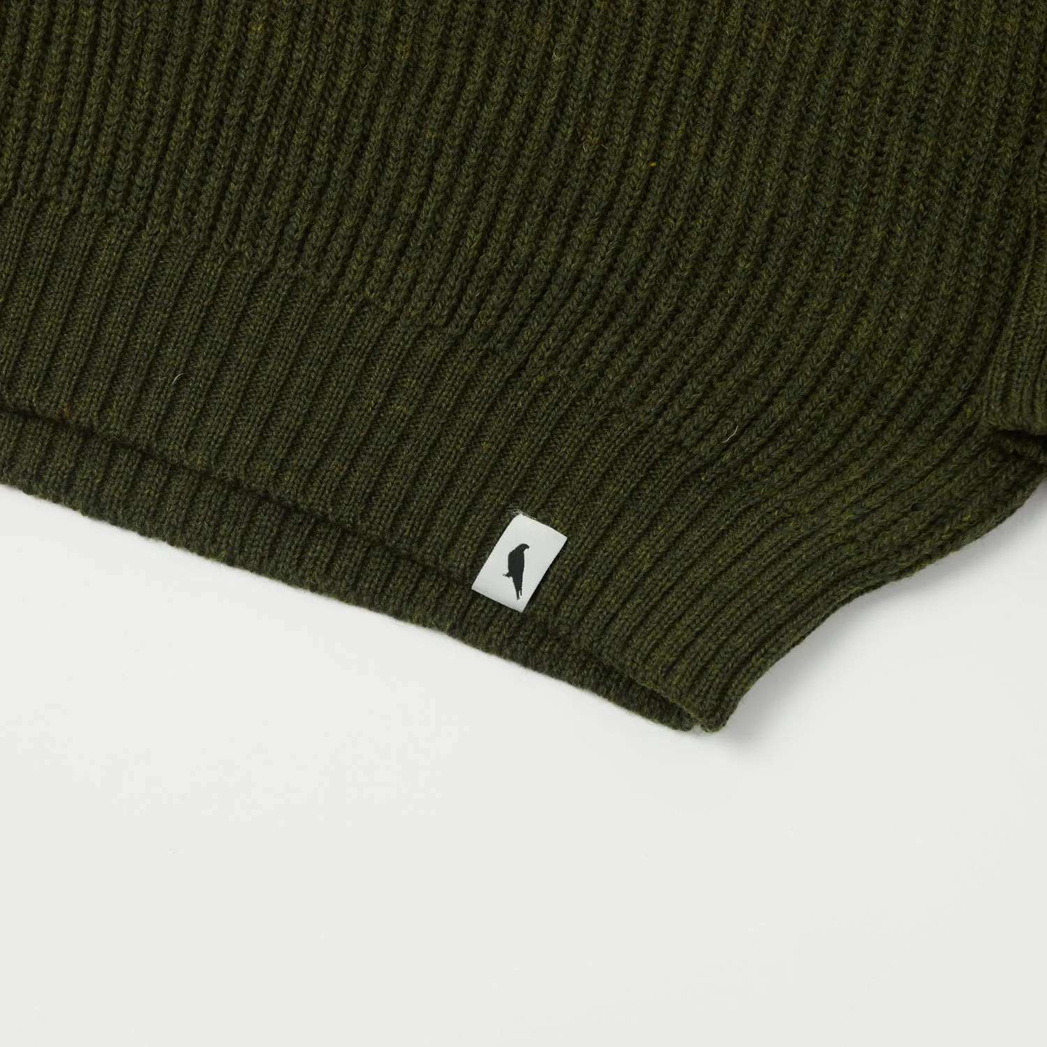 Peregrine Foxton Quarter Zip Jumper - Olive sold by Son of a Stag product image thumbnail 3