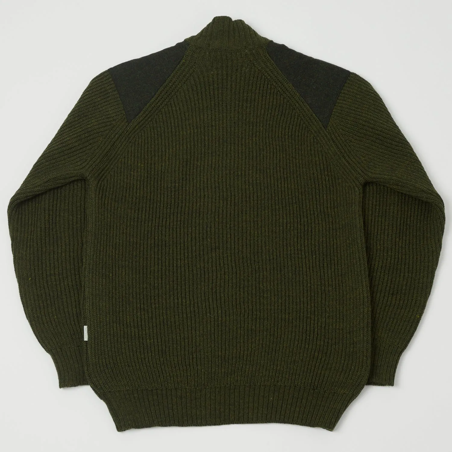 Peregrine Foxton Quarter Zip Jumper - Olive sold by Son of a Stag product image thumbnail 5