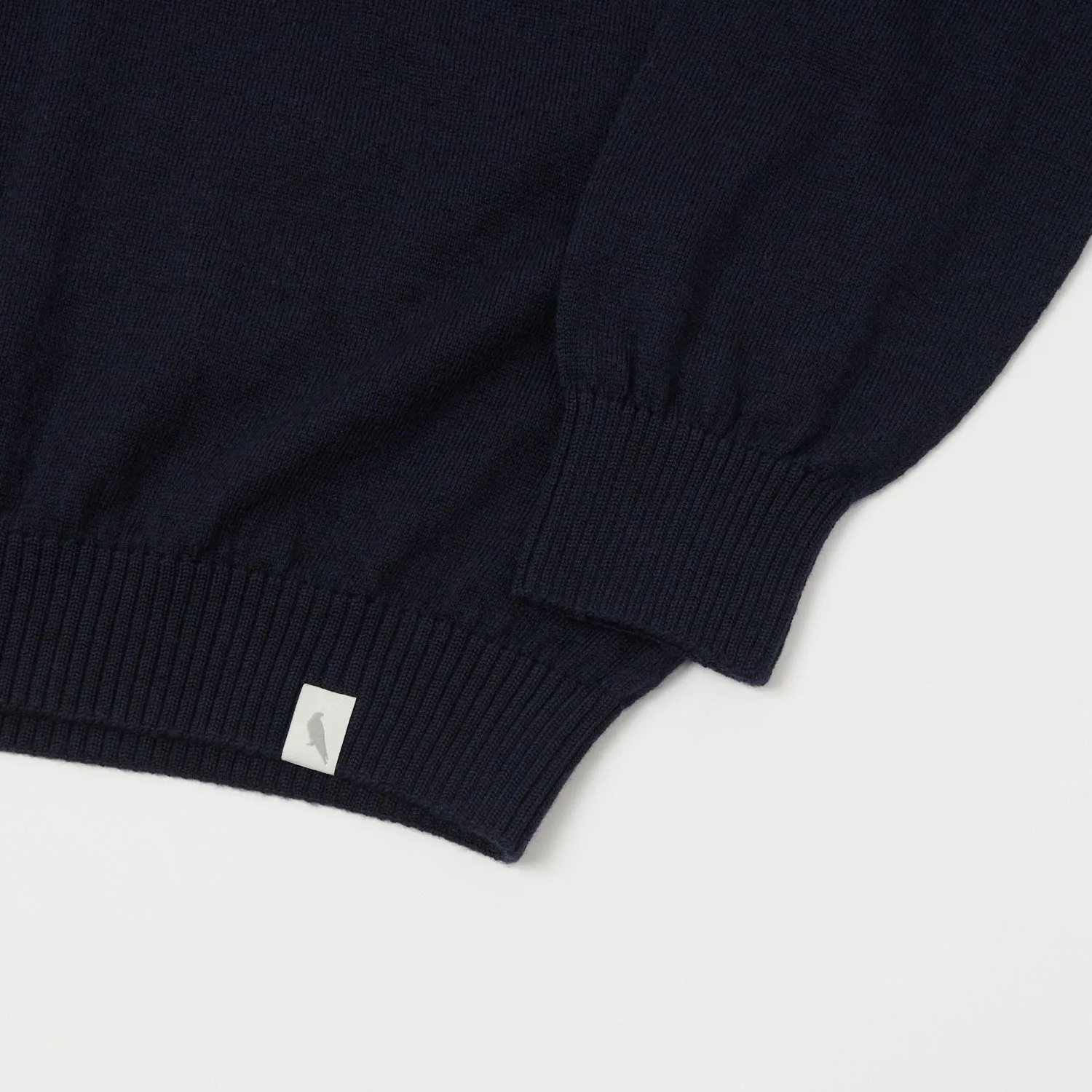 Peregrine Beauford Polo Shirt - Navy sold by Son of a Stag product image thumbnail 3