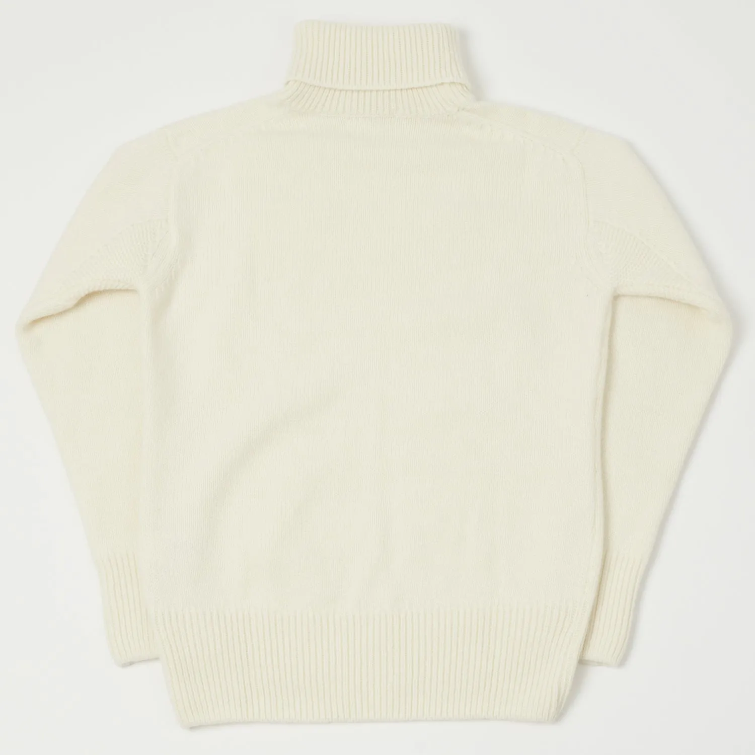 Merz b. Schwanen 'Good Basics' Wool Cashmere Knit Turtleneck - Nature sold by Son of a Stag product image thumbnail 5