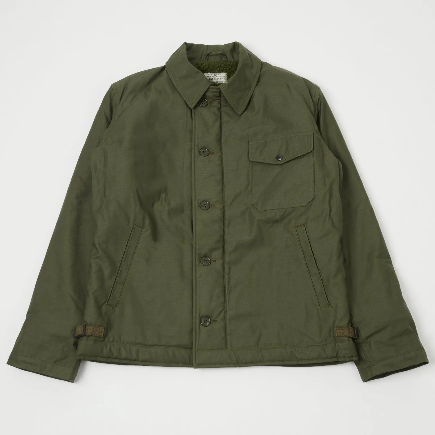 Buzz Rickson's U.S. Navy A-2 Cold Weather Deck Jacket - Olive sold by Son of a Stag