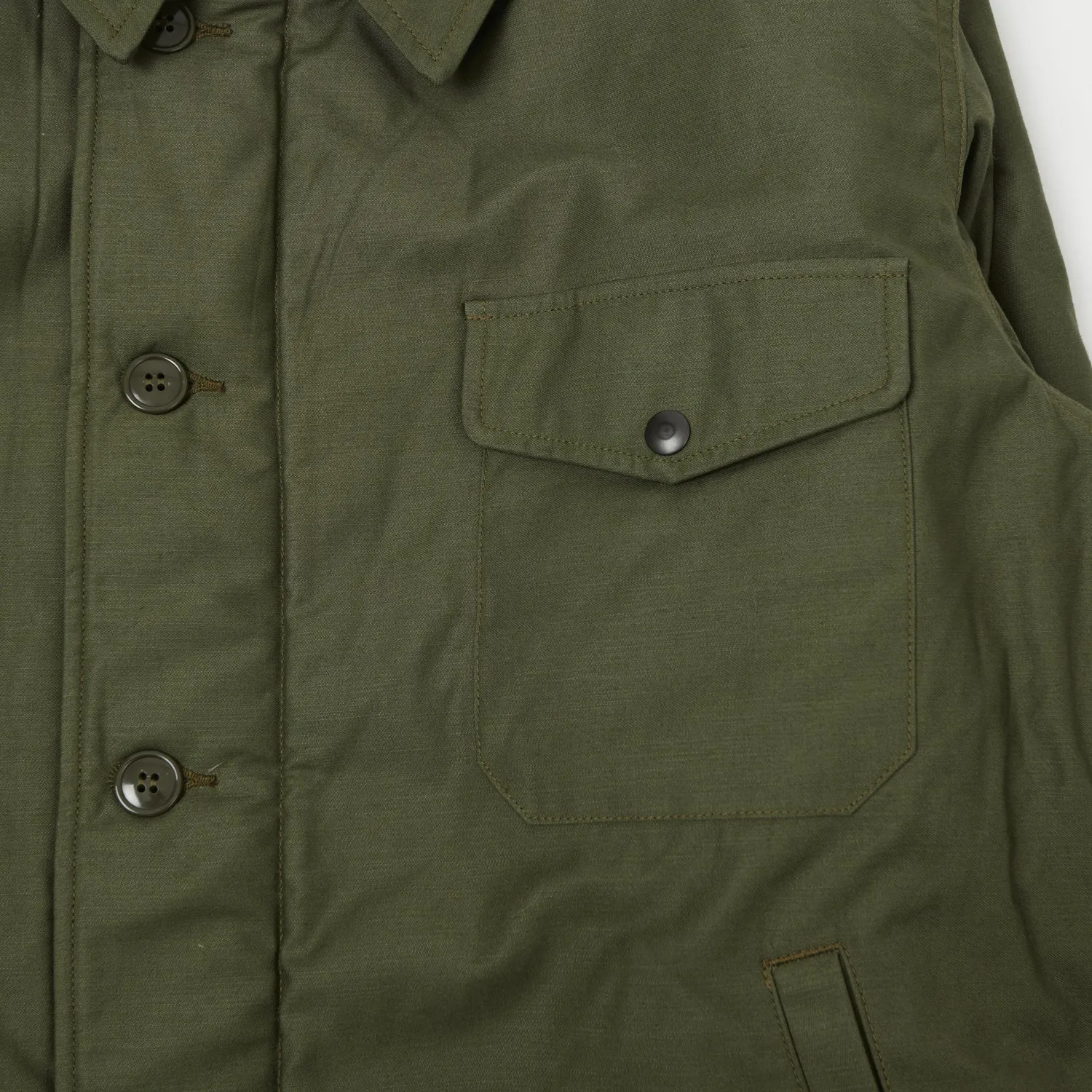 Buzz Rickson's U.S. Navy A-2 Cold Weather Deck Jacket - Olive sold by Son of a Stag product image thumbnail 3