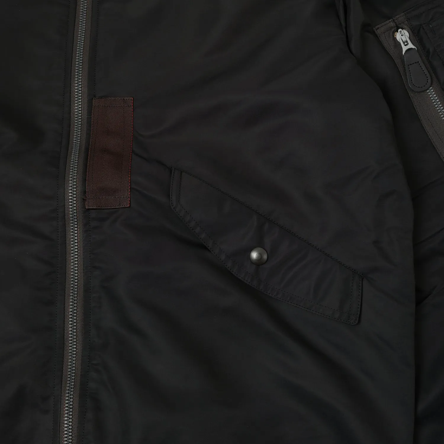 Buzz Rickson's x William Gibson L-2B Flight Jacket 'Long' - Black sold by Son of a Stag product image thumbnail 4