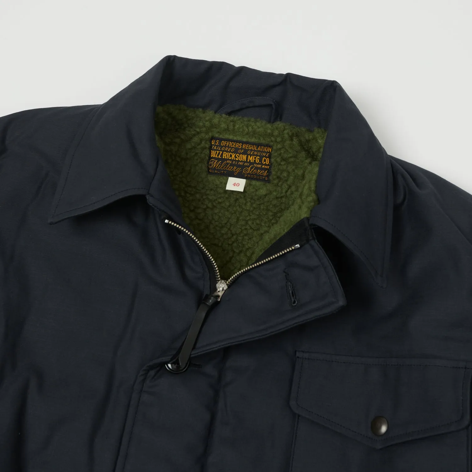 Buzz Rickson's U.S. Navy A-2 Civilian Model Deck Jacket - Navy sold by Son of a Stag product image thumbnail 2