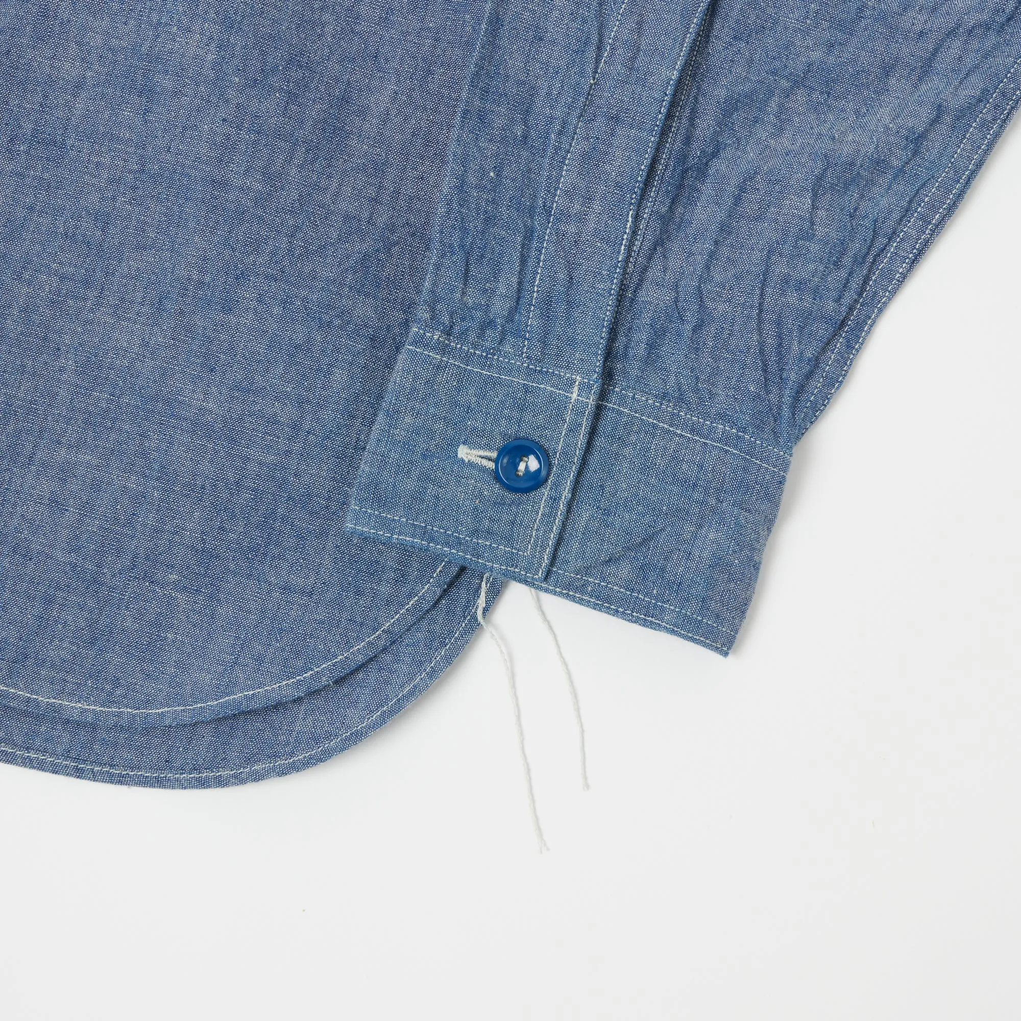 Buzz Rickson's U.S. Navy Chambray Work Shirt - Blue sold by Son of a Stag product image thumbnail 4