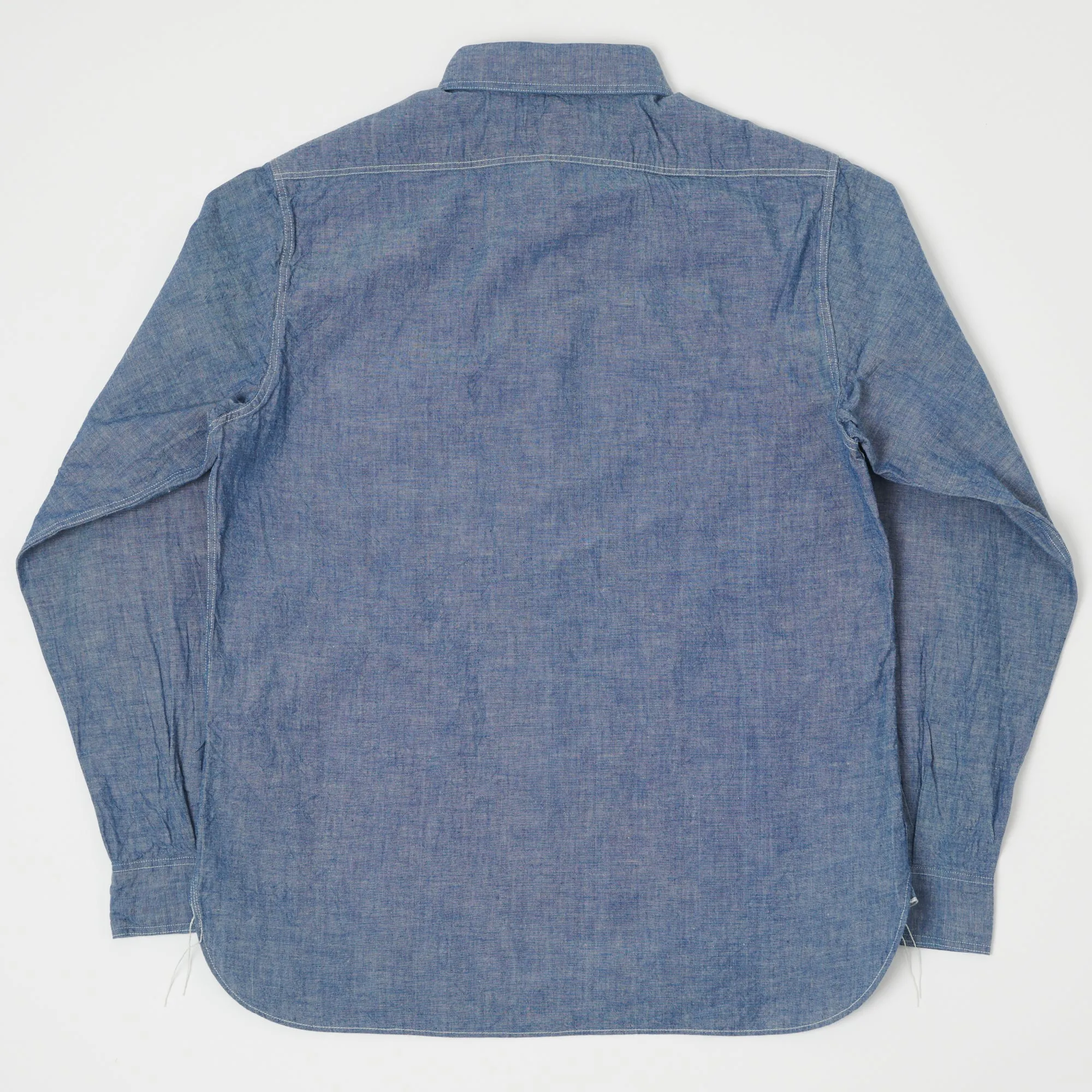 Buzz Rickson's U.S. Navy Chambray Work Shirt - Blue sold by Son of a Stag product image thumbnail 3