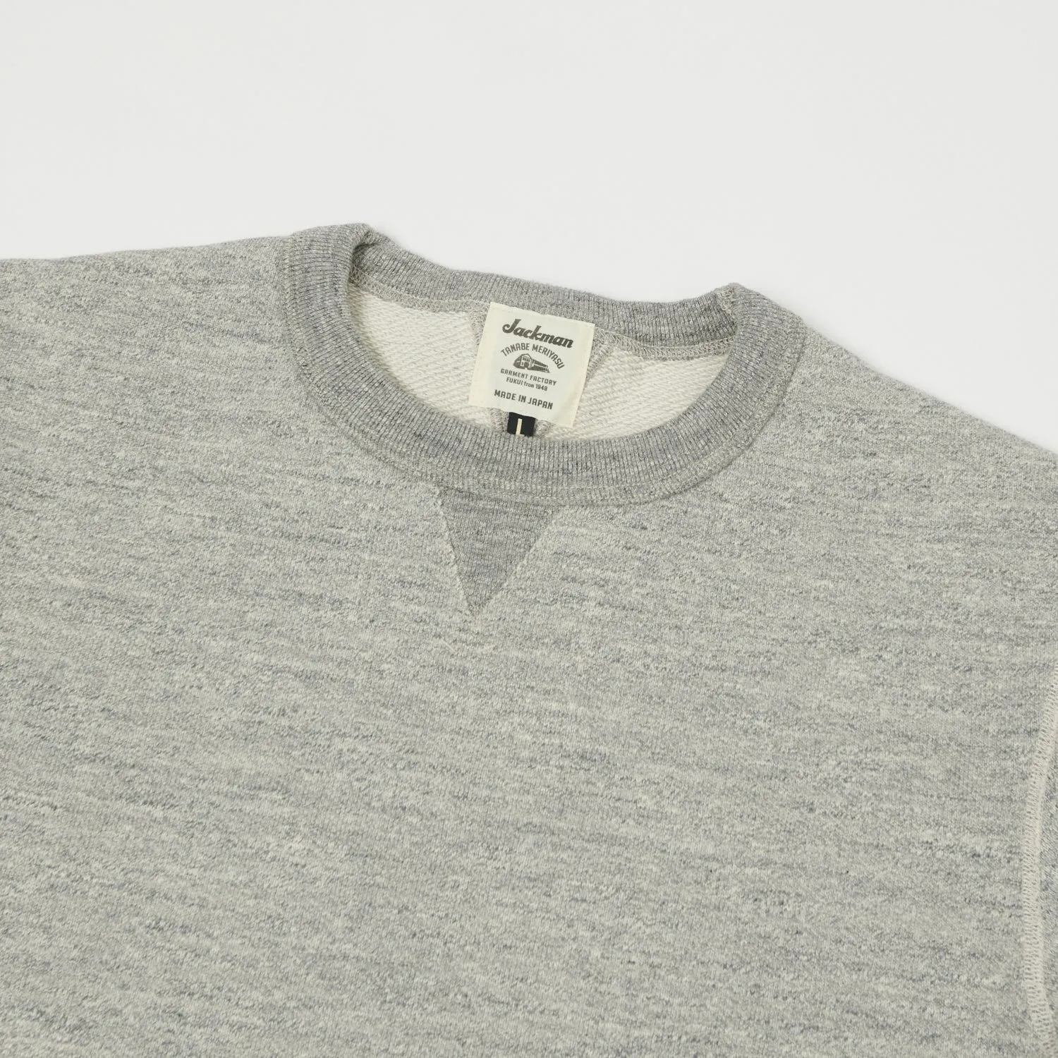 Jackman GG Crewneck Sweatshirt - Heather Grey sold by Son of a Stag product image thumbnail 2