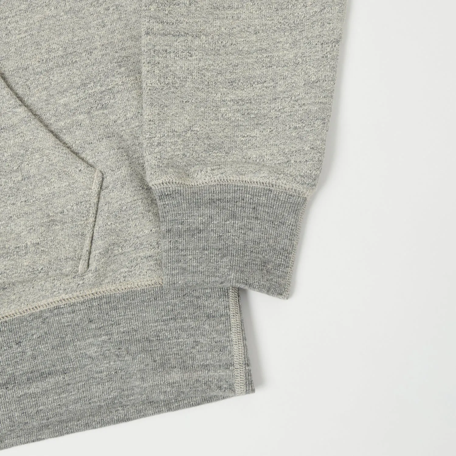 Jackman GG Pullover Sweat Parka - Heather Grey sold by Son of a Stag product image thumbnail 3