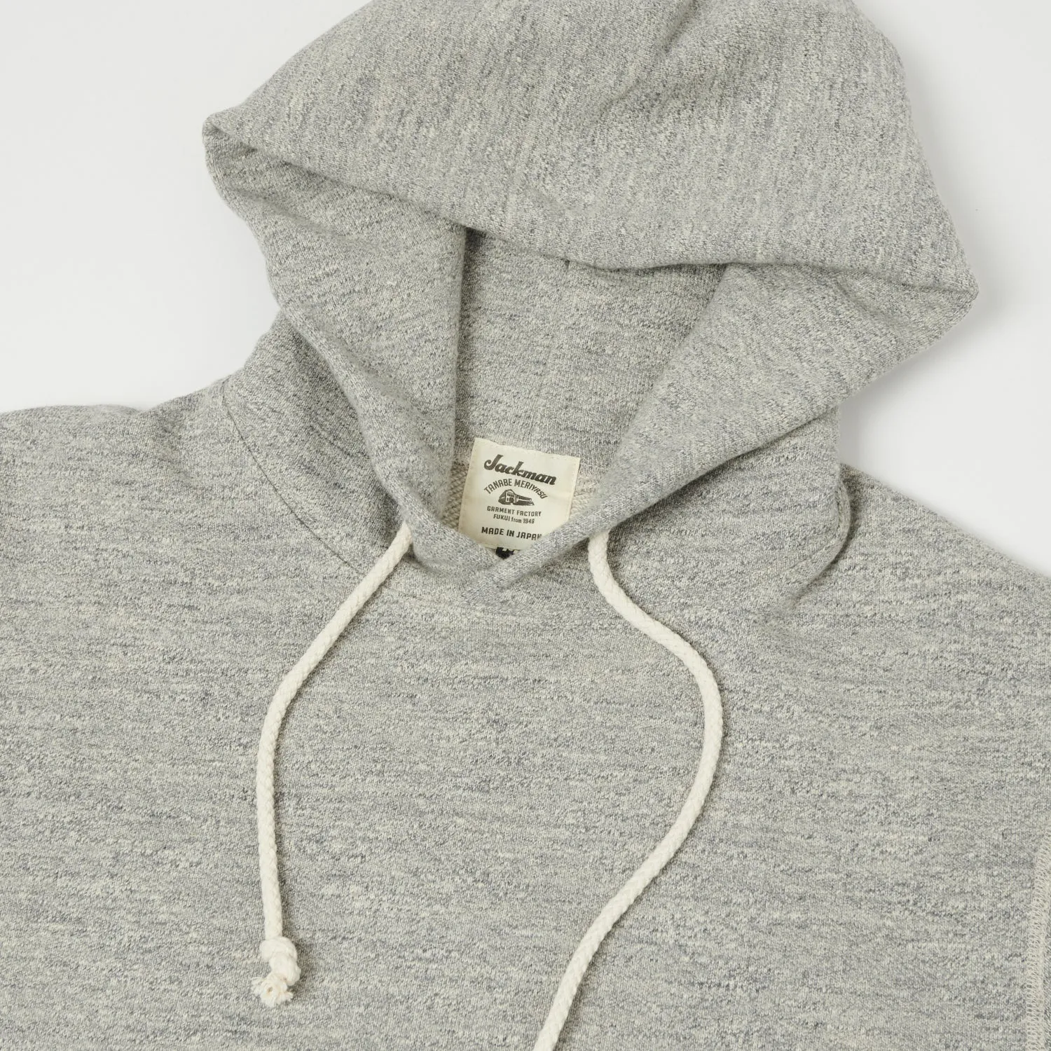 Jackman GG Pullover Sweat Parka - Heather Grey sold by Son of a Stag product image thumbnail 2